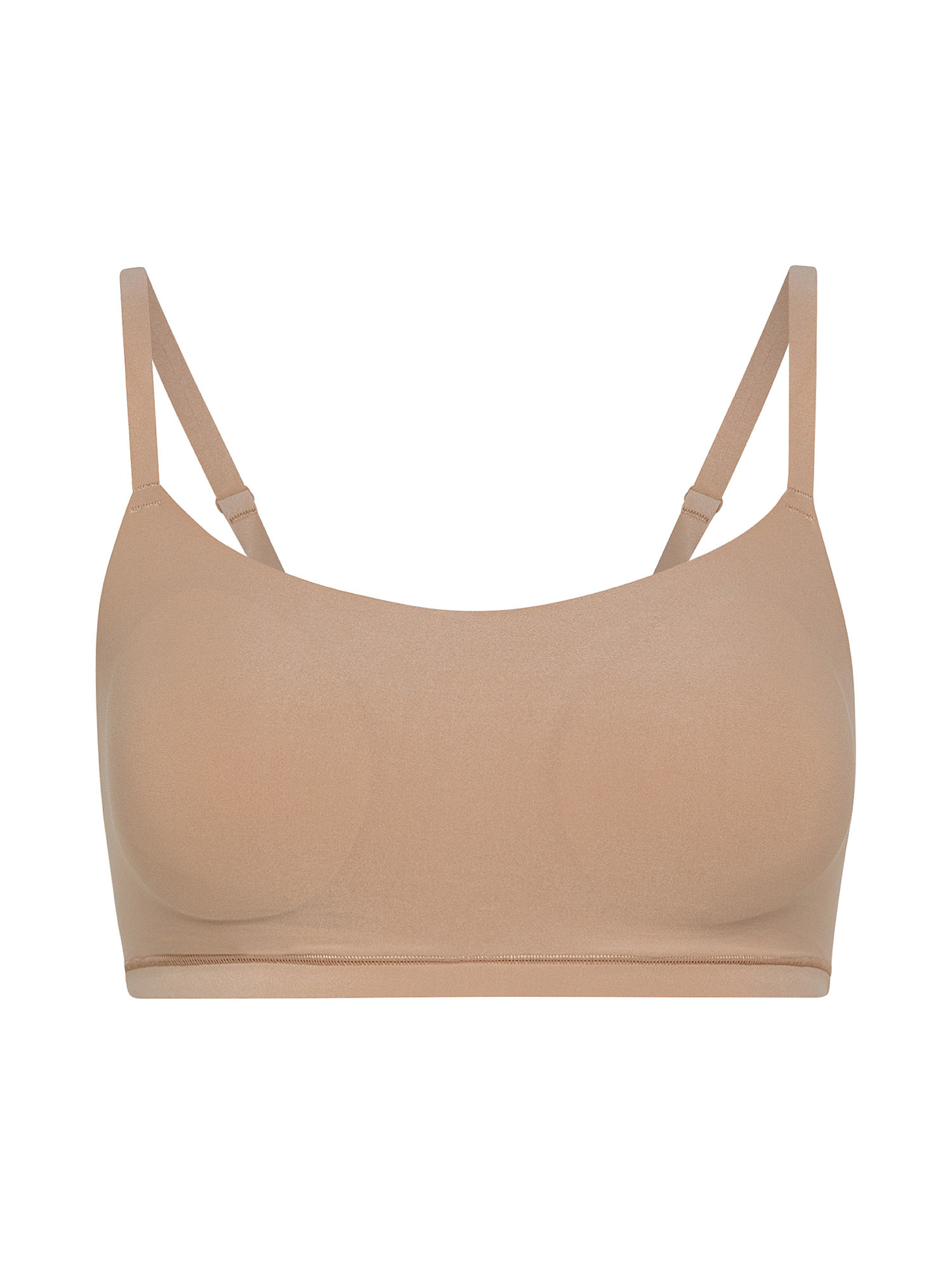 Brassière with rounded neckline, Nude, large image number 0