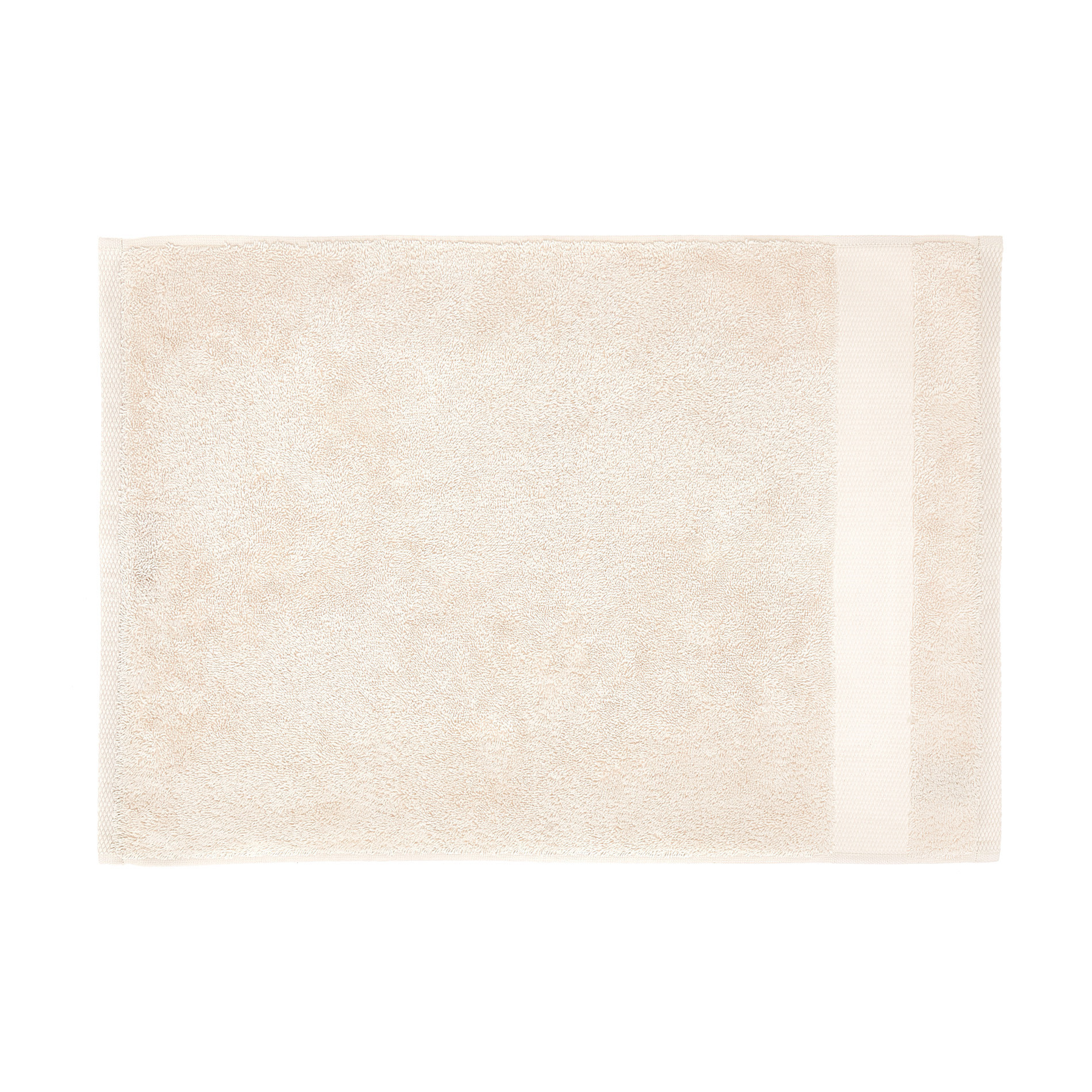 Asciugamano spugna di puro cotone Zefiro, Beige torrone, large image number 2