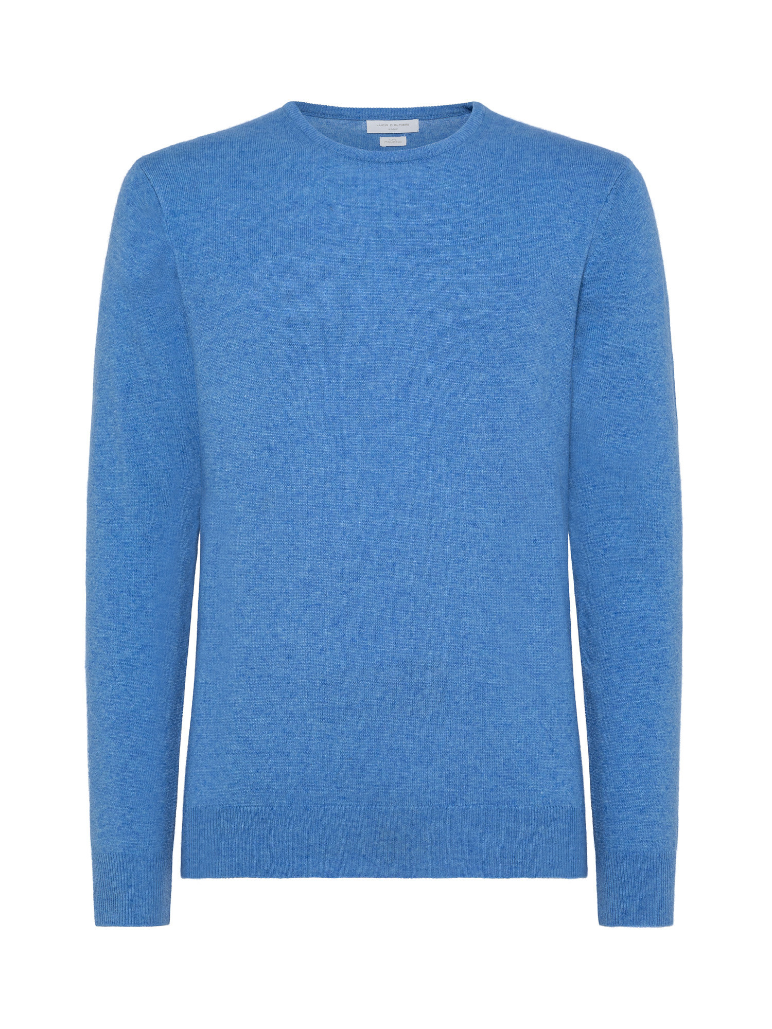 Basic cashmere blend pullover, Light Blue, large image number 0