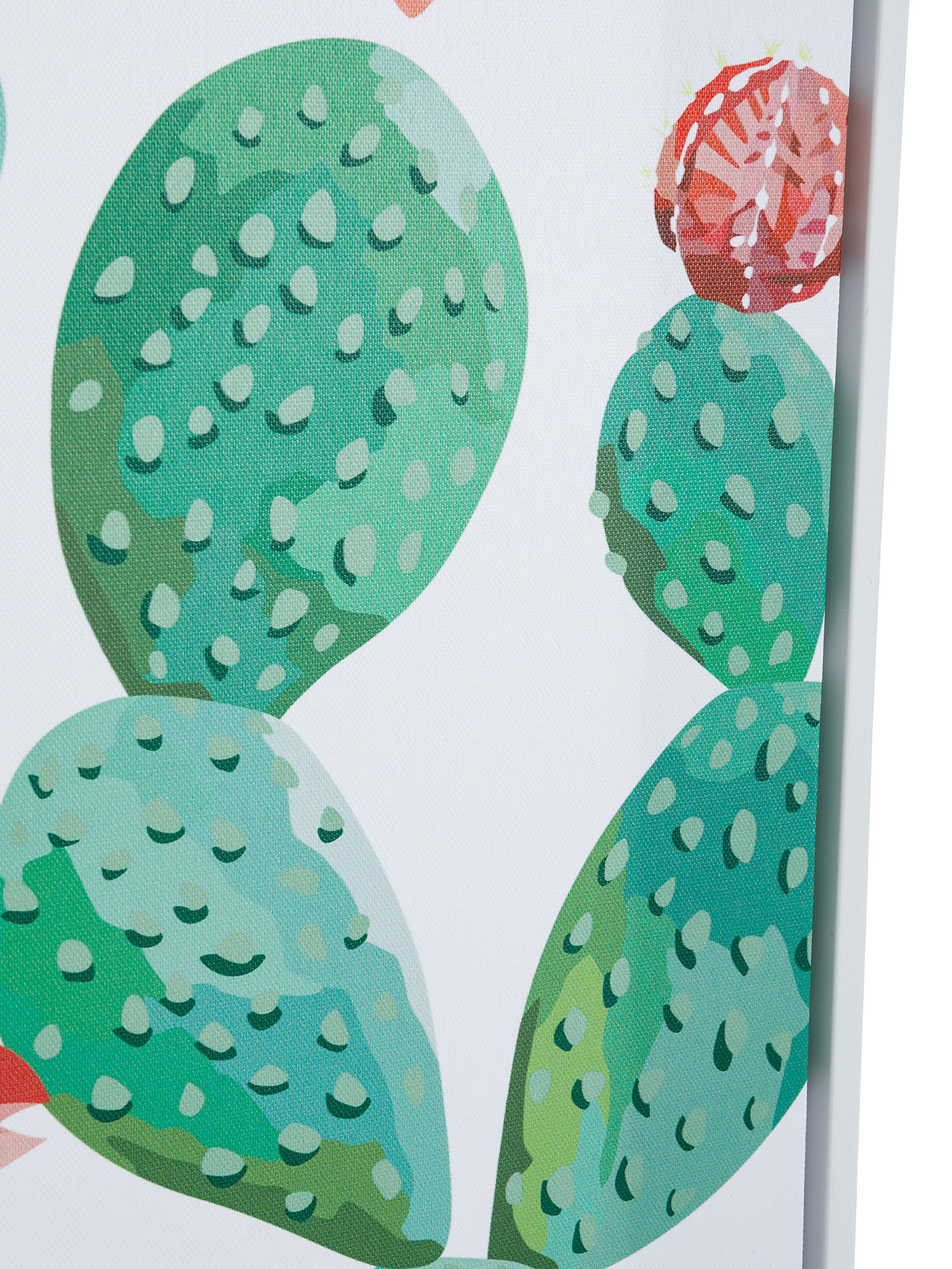 Canvas with cactus print, Multicolor, large image number 3