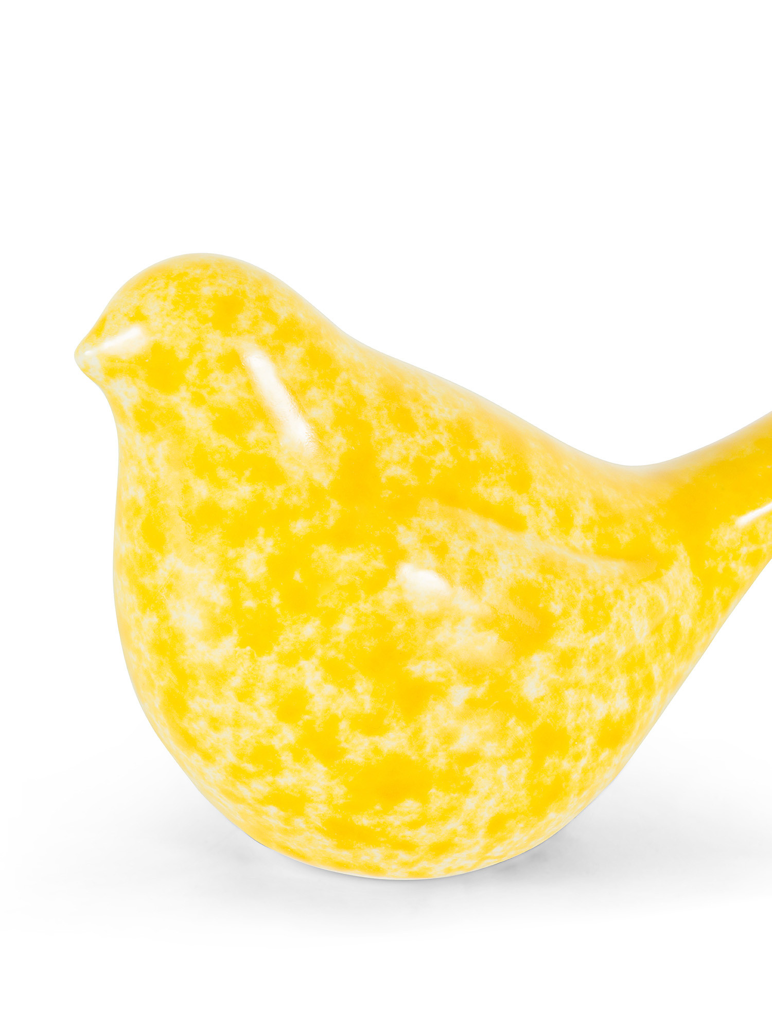 Porcelain bird ornament, Yellow, large image number 1