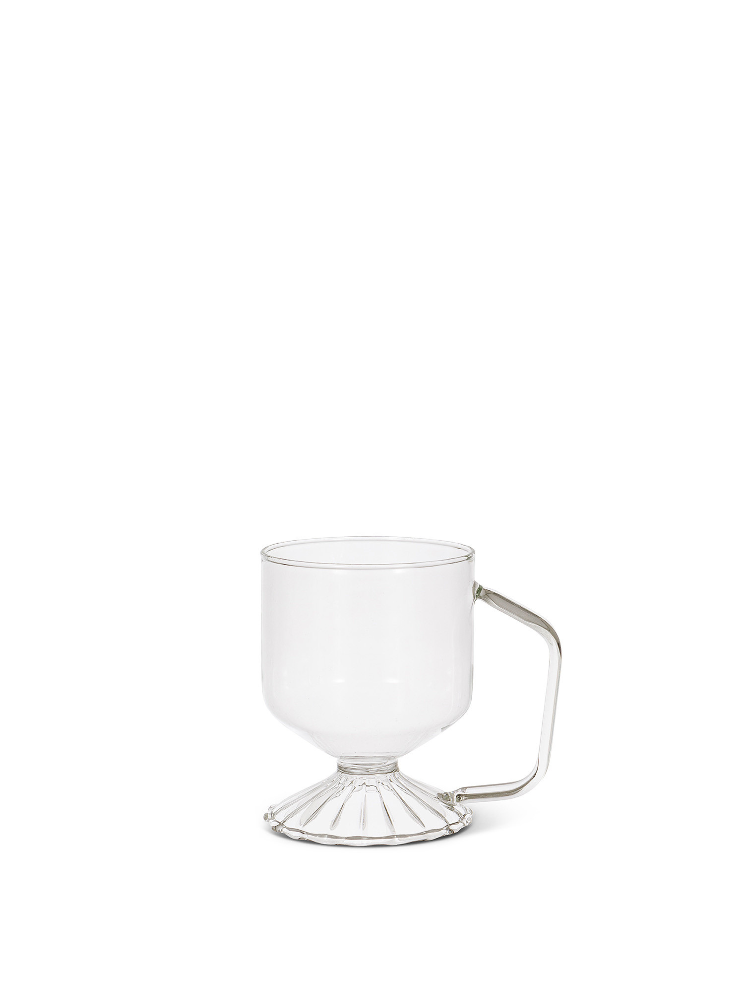 Optical-based borosilicate glass mug, Transparent, large image number 0