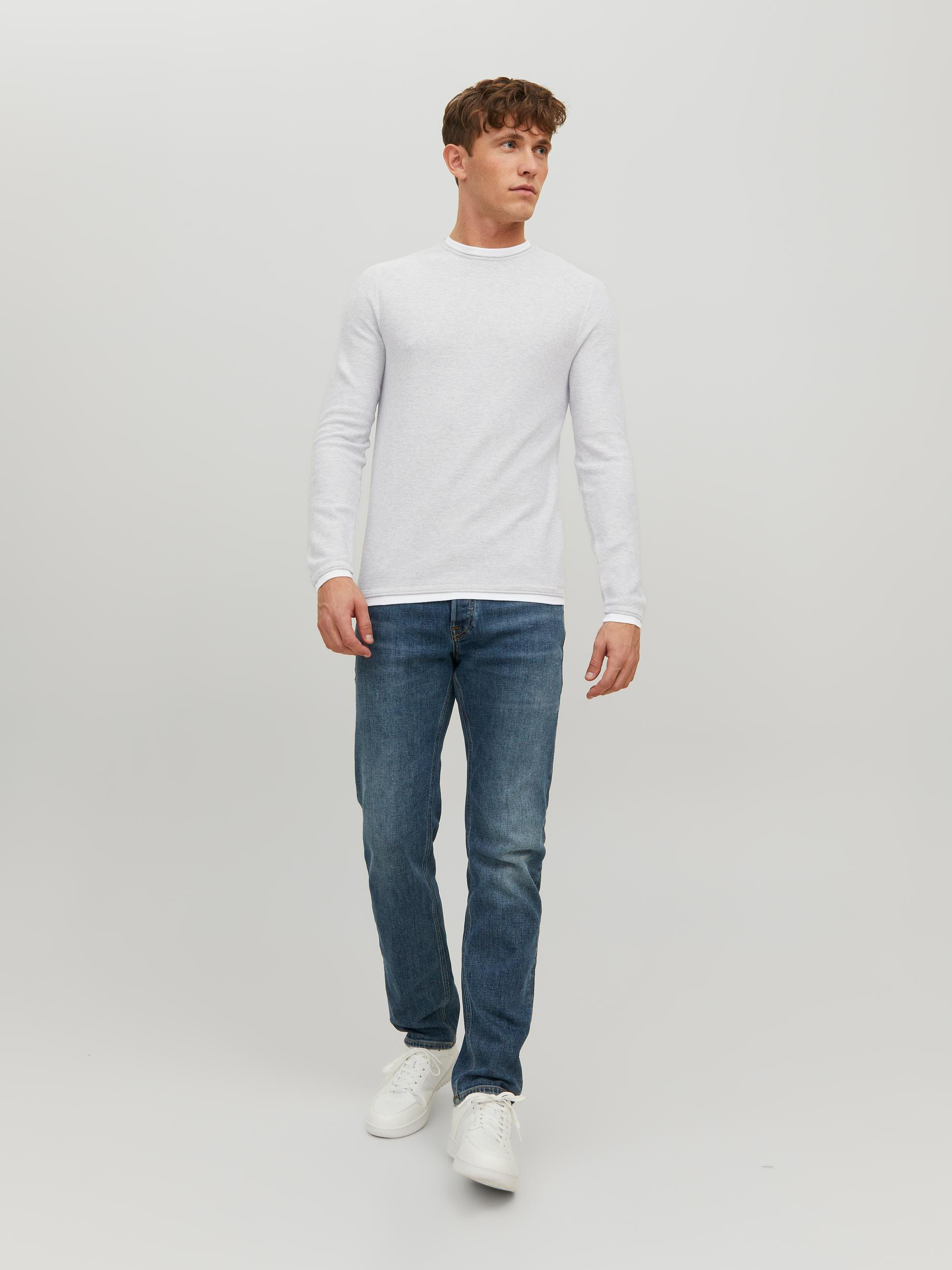 Jack & Jones - Cotton pullover, Light Grey, large image number 2