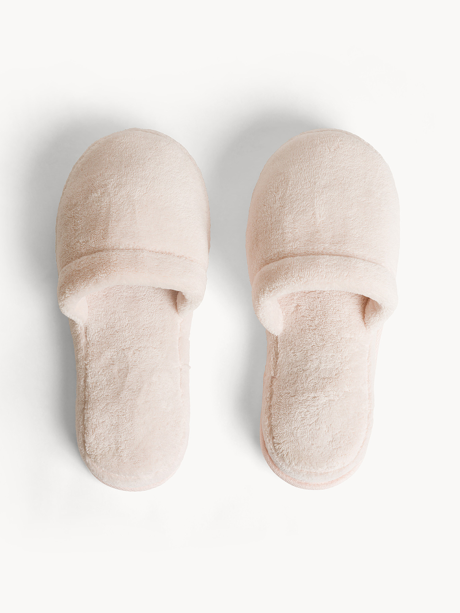 Fleece slippers, Pink, large image number 0