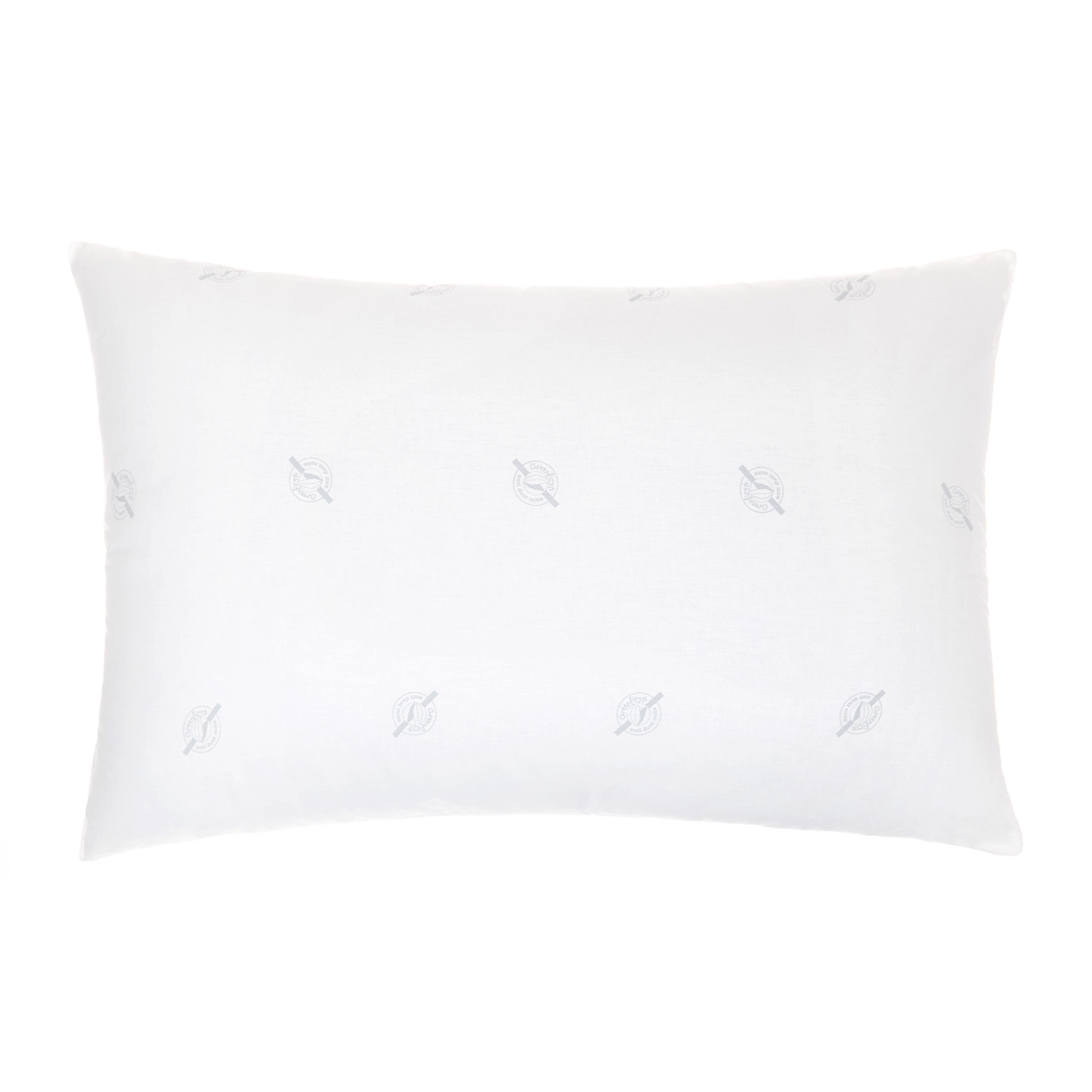 Cotton pillow with anti-mite treatment, White, large image number 0