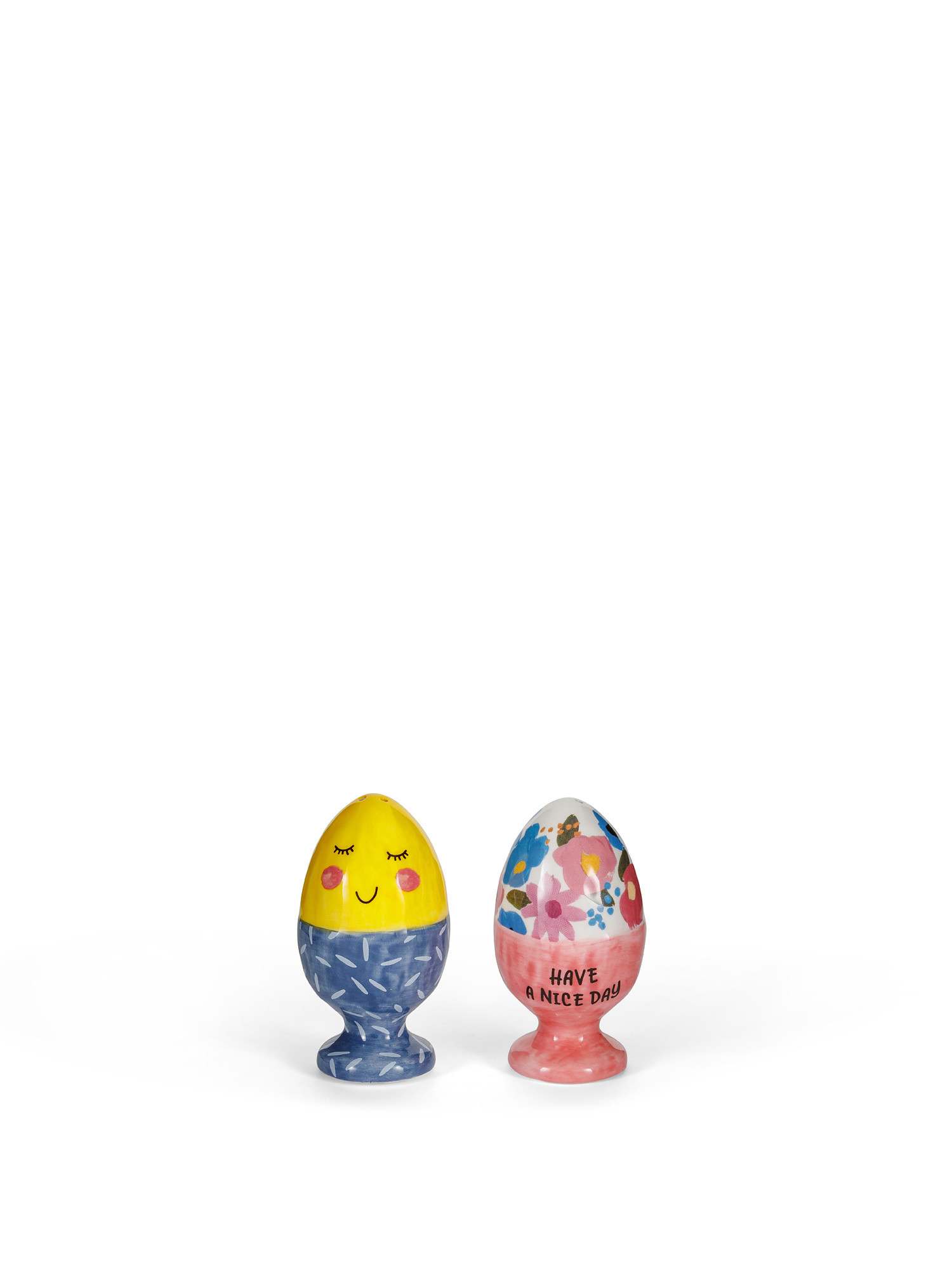 Set sale e pepe ceramica motivo uova, Multicolor, large image number 0