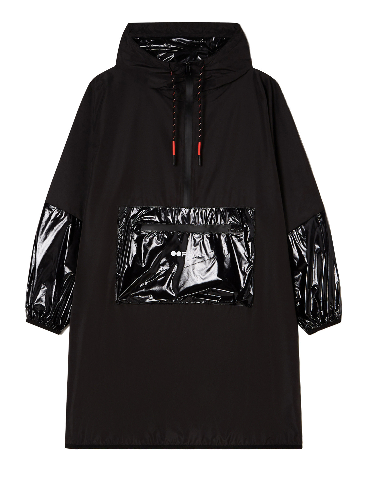 Oof Wear - Hooded cape, Black, large image number 0