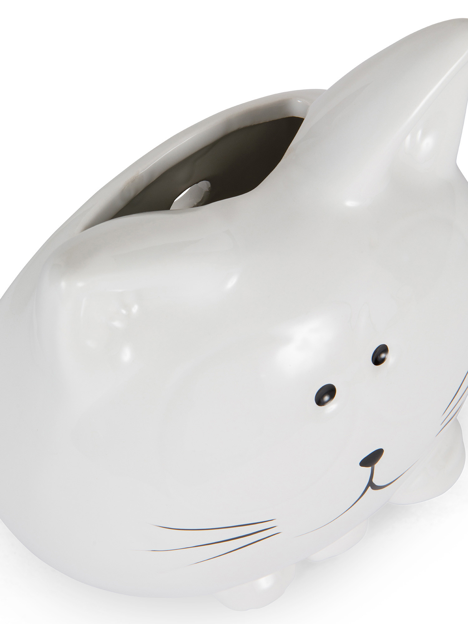 Umidificatore ceramica a gatto, Bianco, large image number 1
