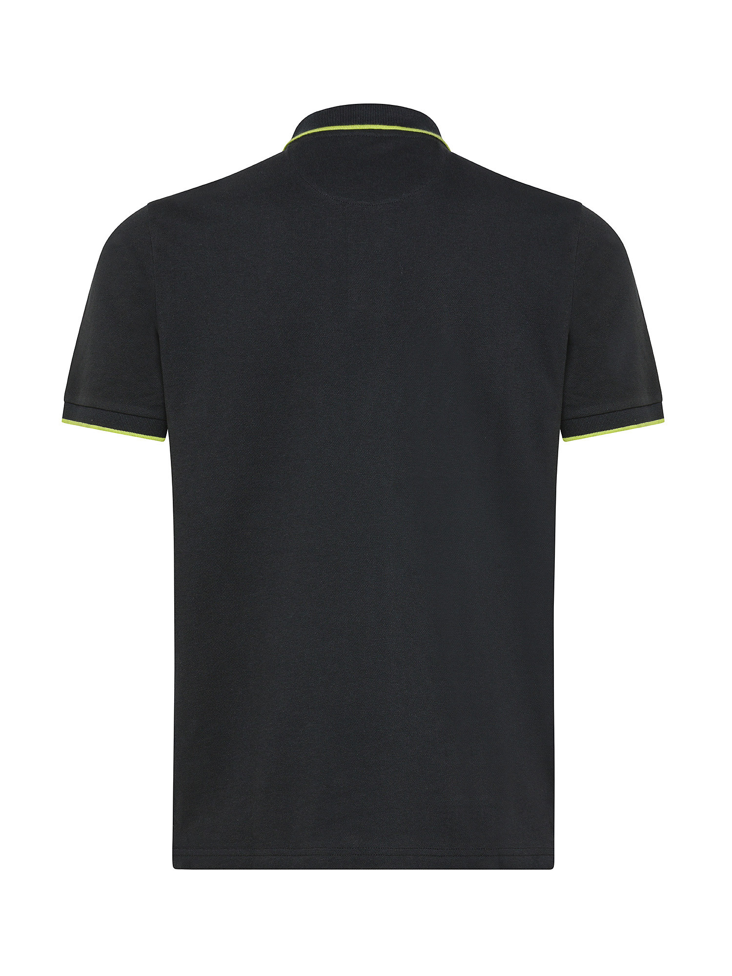 North Sails - Organic cotton piqué polo shirt with micrologo, Dark Blue, large image number 1