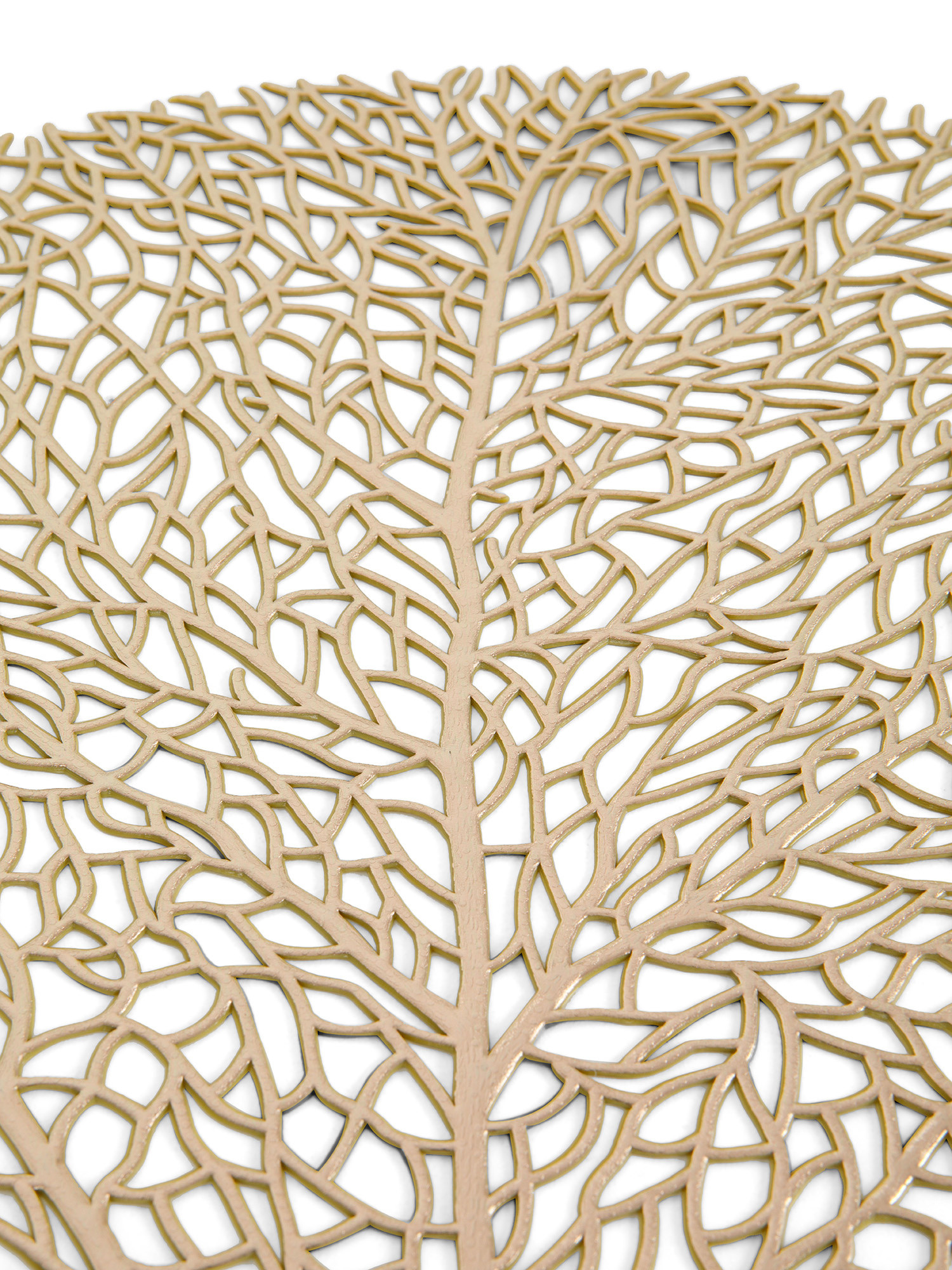Plastic placemat with gold tree motif, Gold, large image number 1