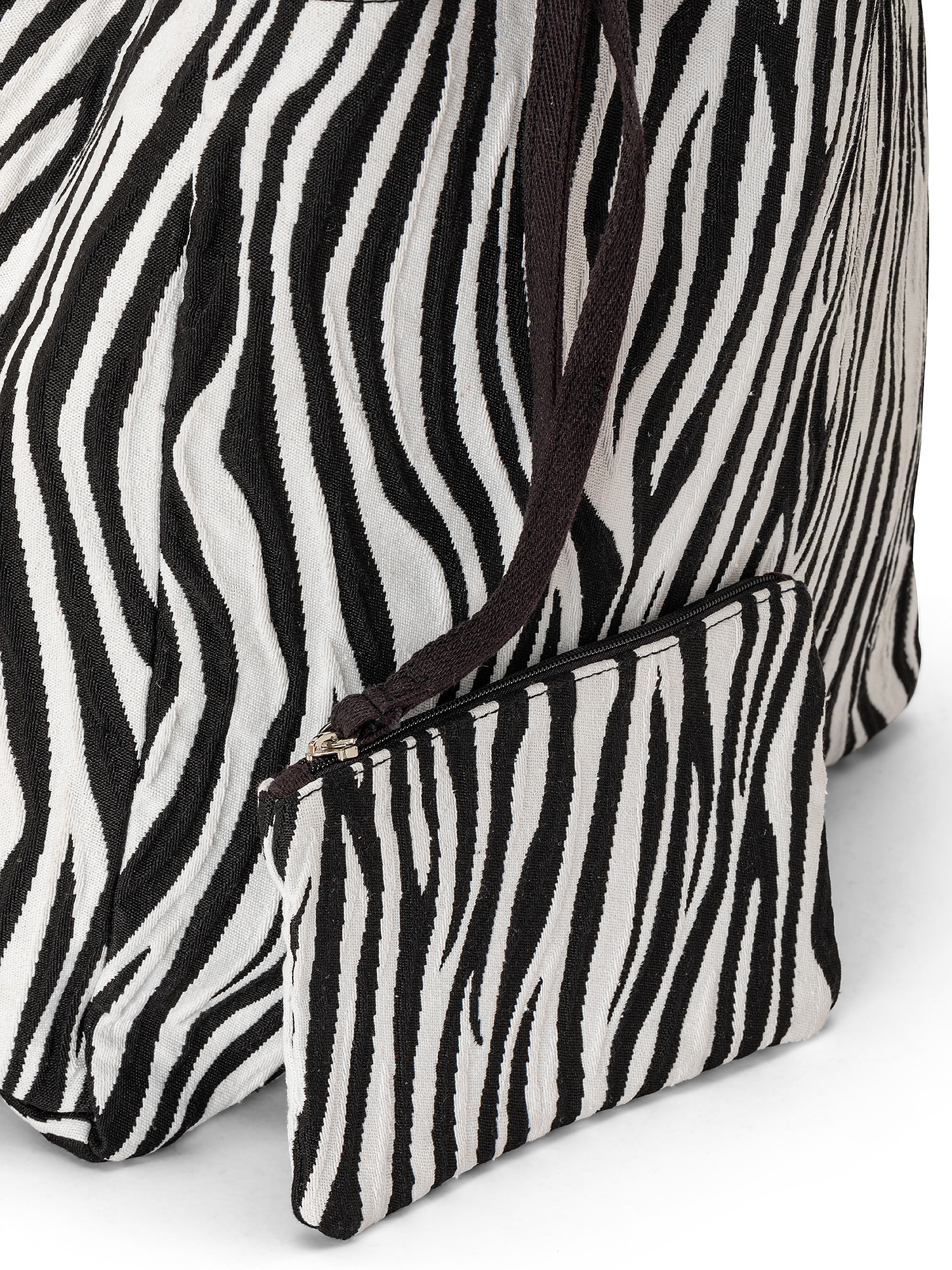 Shopping bag with zebra print, Animal, large image number 2