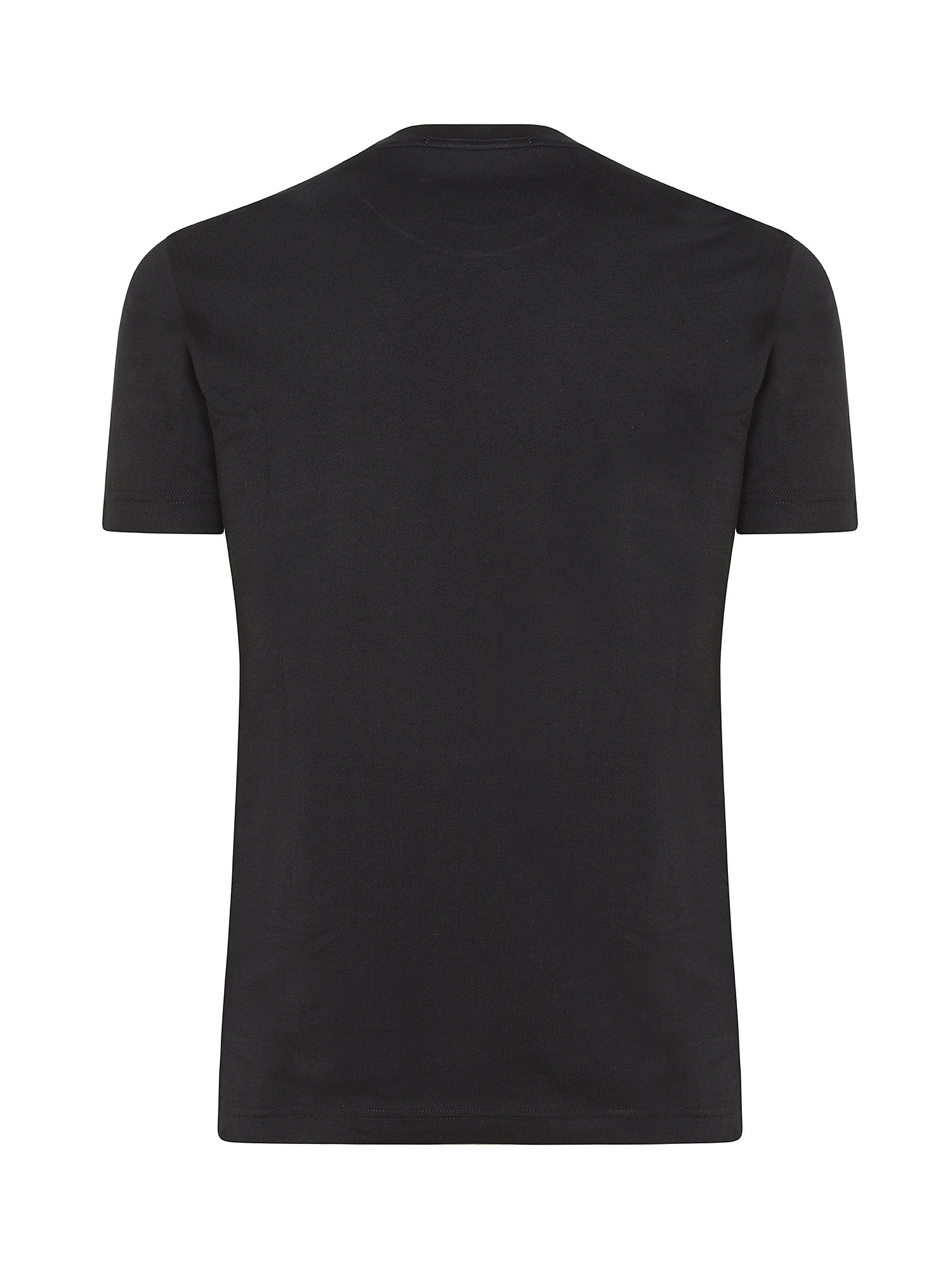 Calvin Klein Jeans - Organic cotton T-shirt with logo, Black, large image number 1