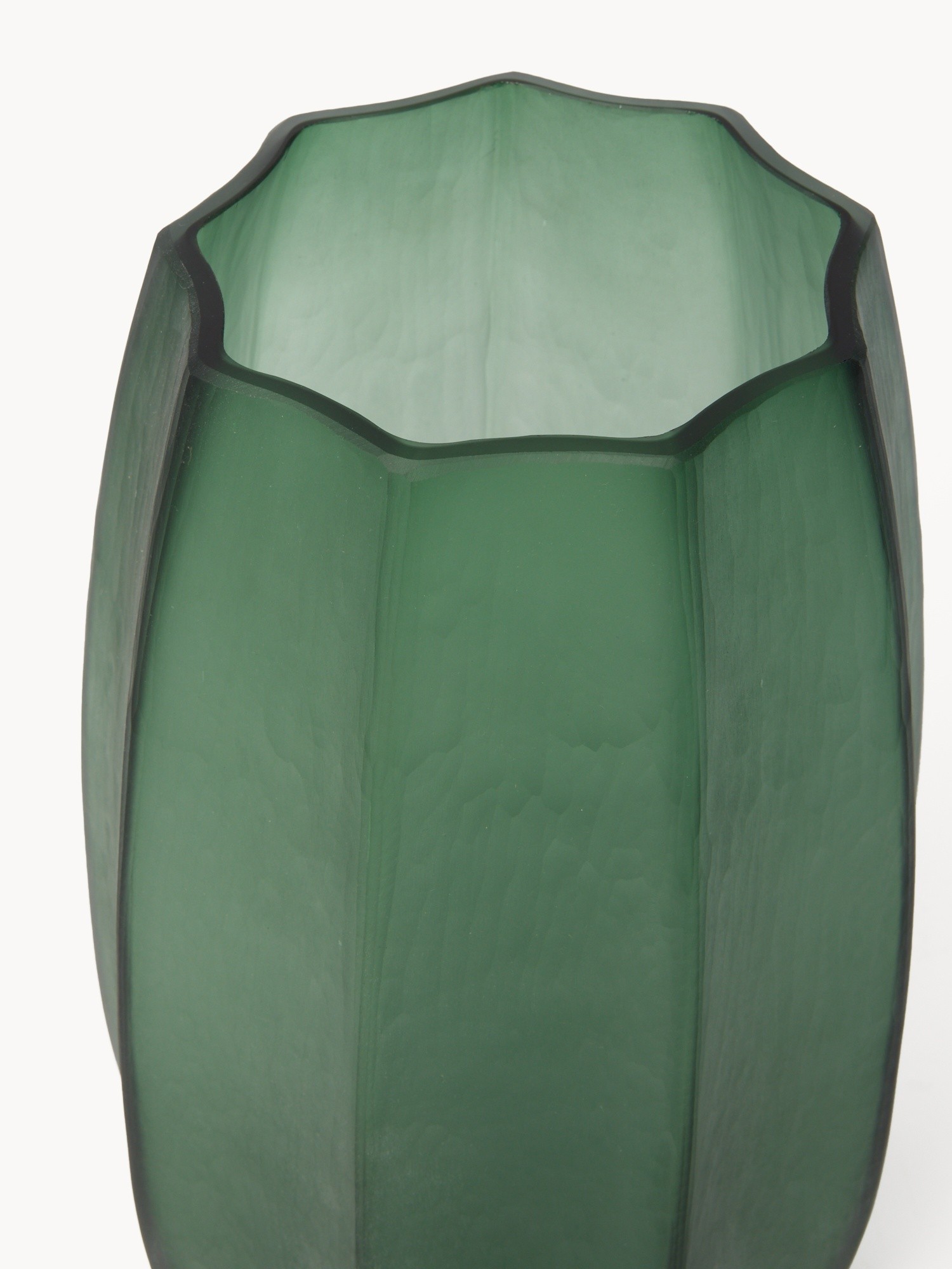 Vaso in vetro colorato in pasta, Verde, large image number 1