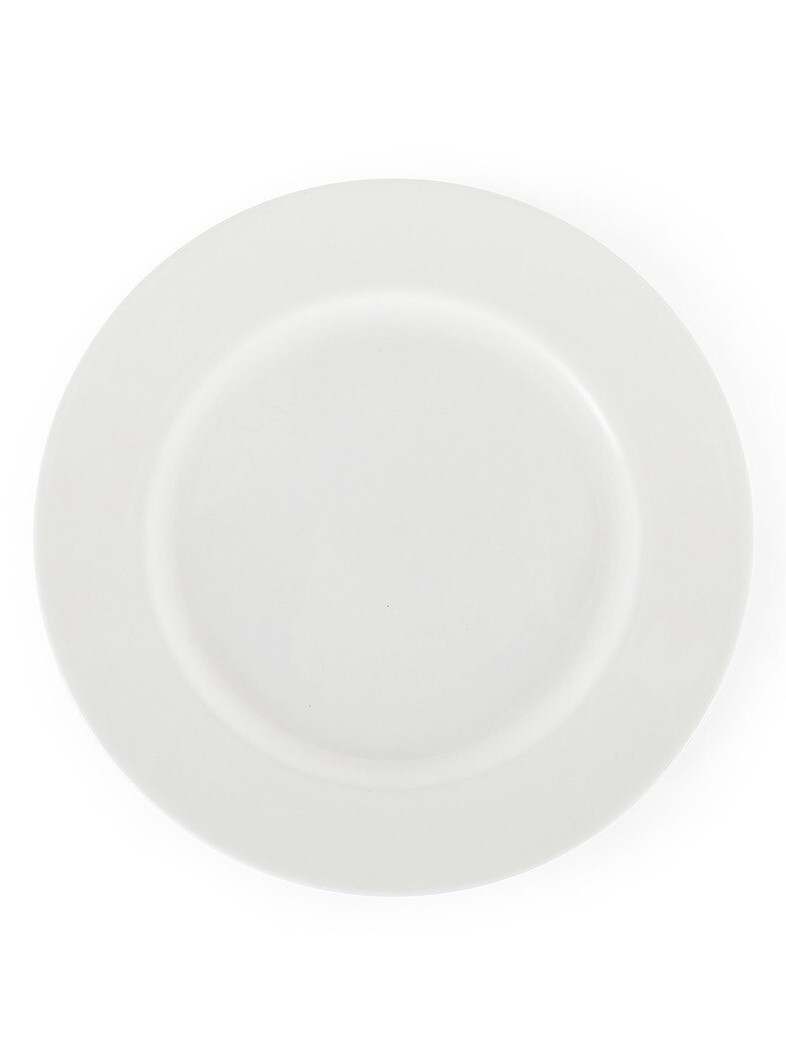 Purple new bone china dinner plate, White, large image number 0