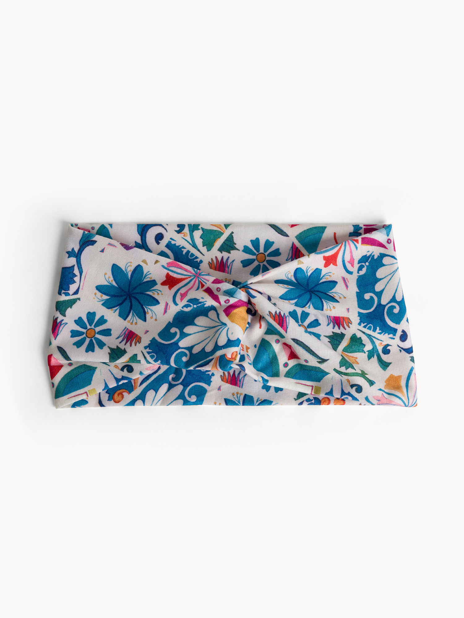 Headband with mosaic motif, Multicolor, large image number 0