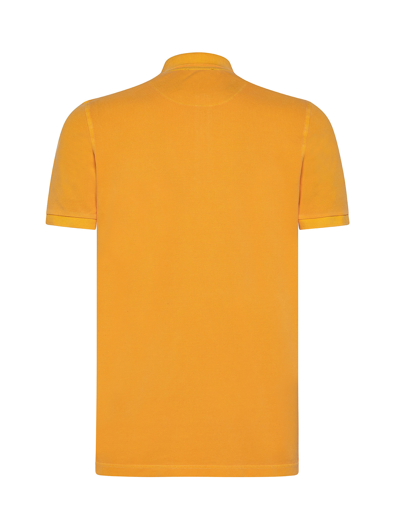 Short sleeve polo shirt, Orange Amber, large image number 1