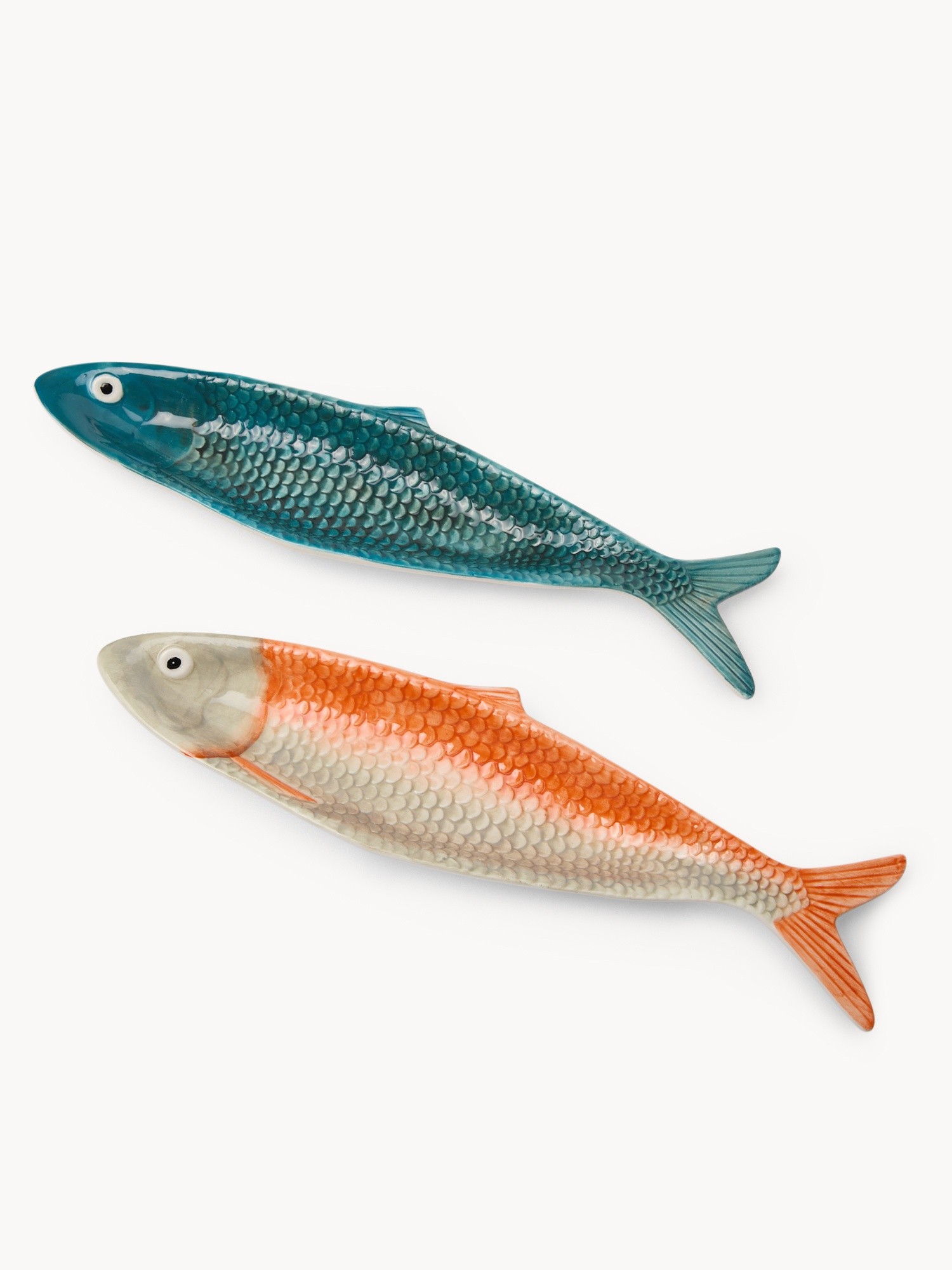 Fish-themed Ceramic Plate - Introductory Price, Multicolor, large image number 1