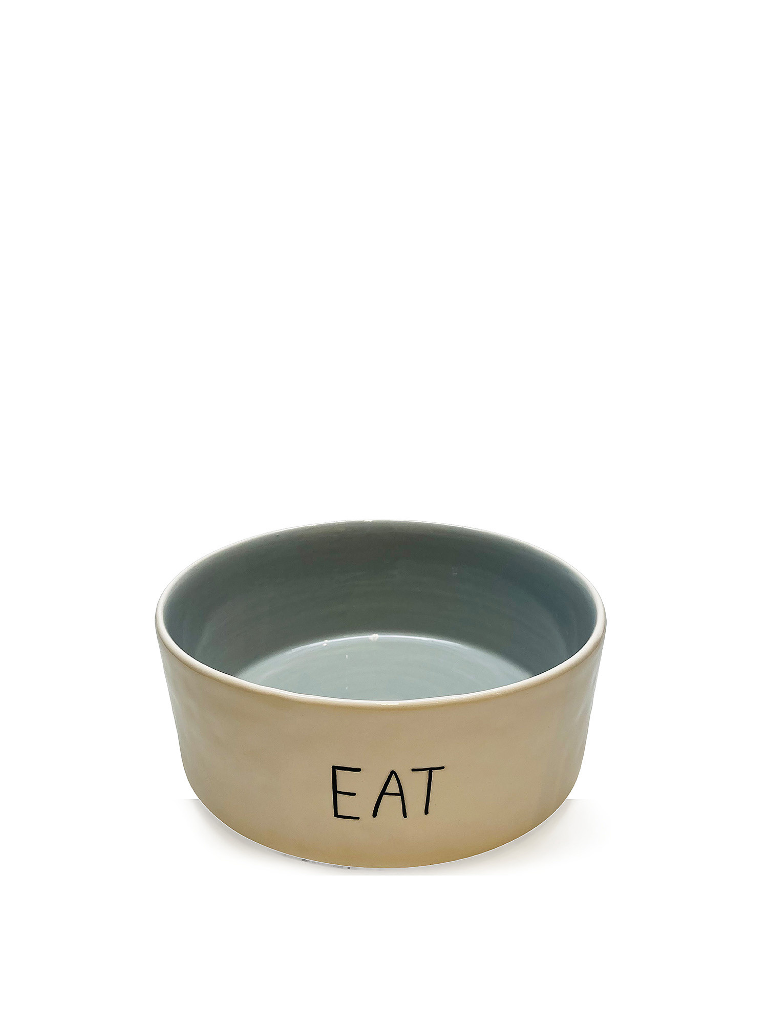 Ceramic dog bowl, White, large image number 0