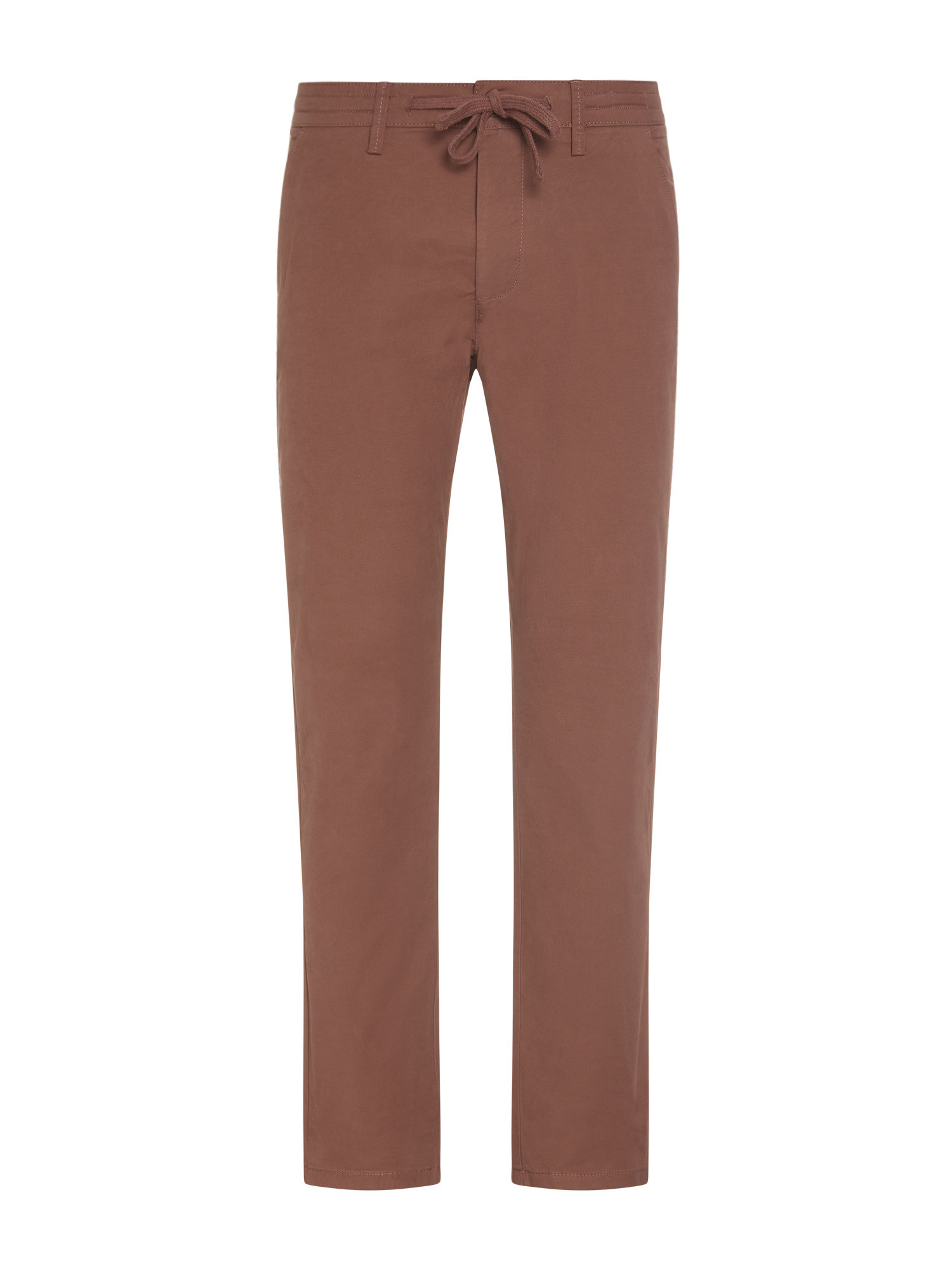 JCT - Slim fit chino jogger, Brown, large image number 0