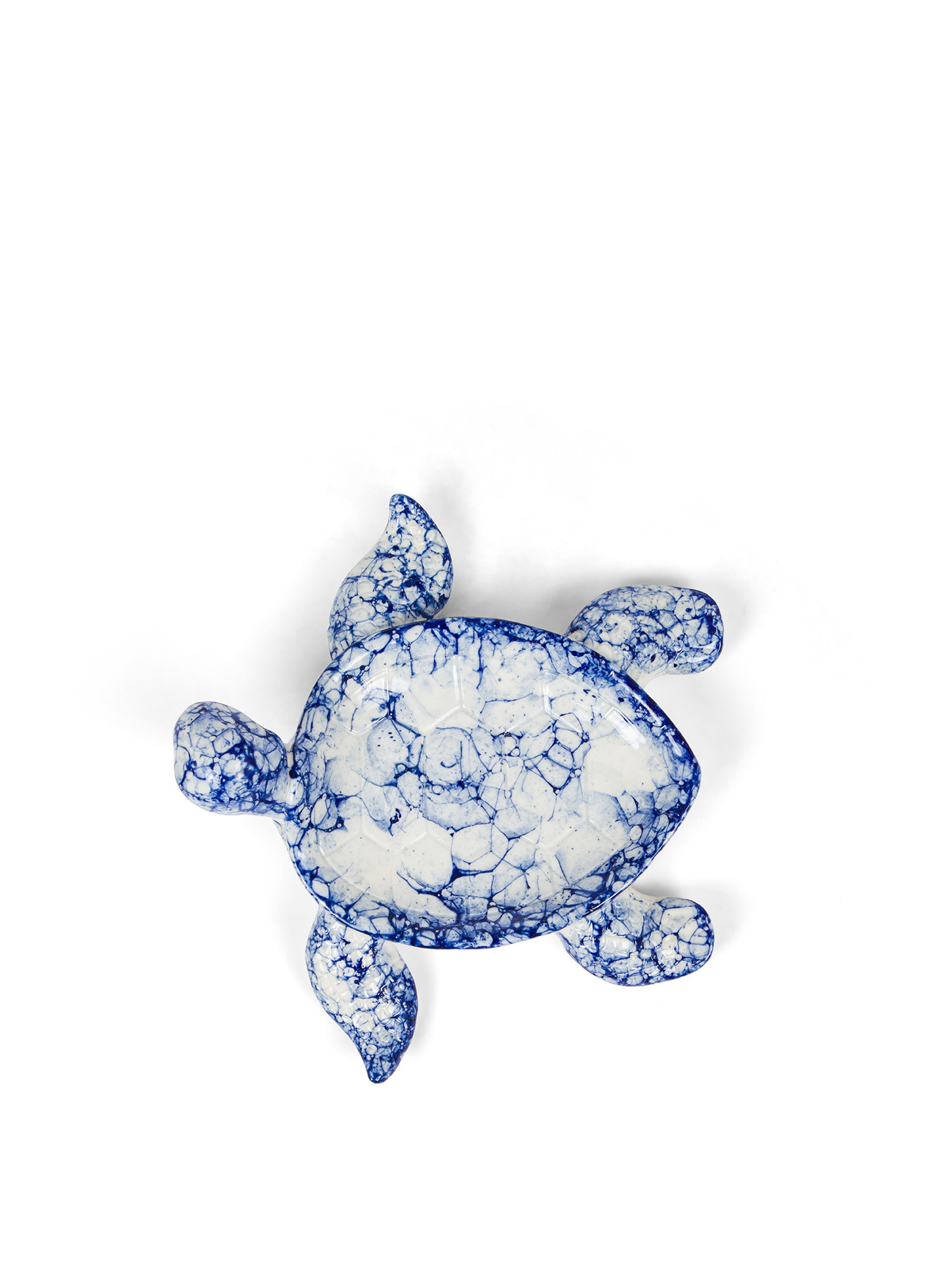 Ceramic pocket emptier, White / Blue, large image number 0