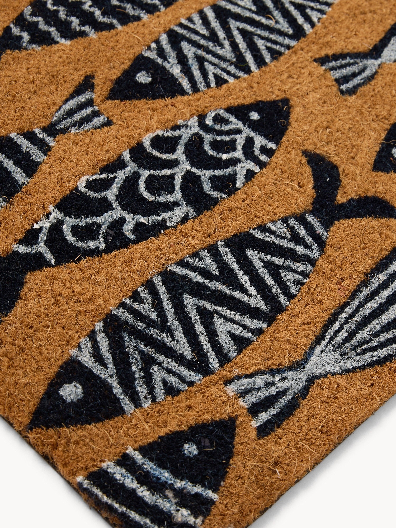 Zerbino con stampa fiori, Blu, large image number 1