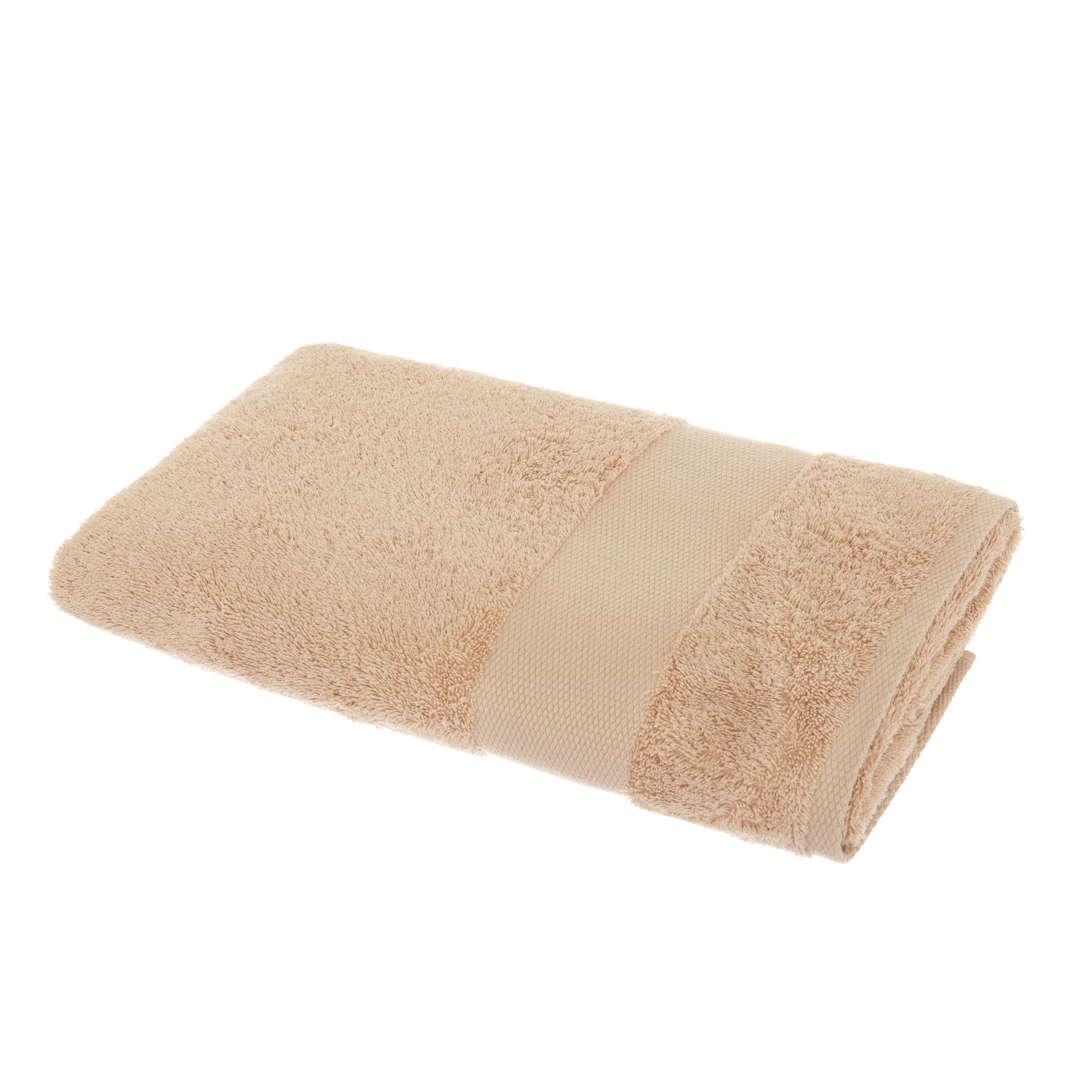 Asciugamano spugna di puro cotone Zefiro, Marrone nocciola, large image number 1