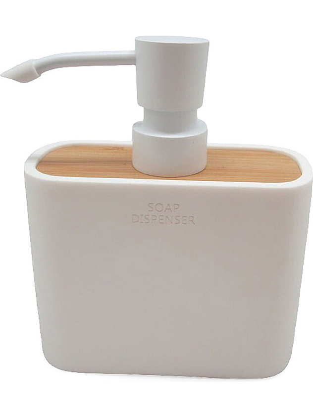 Linea dispenser with bamboo detail