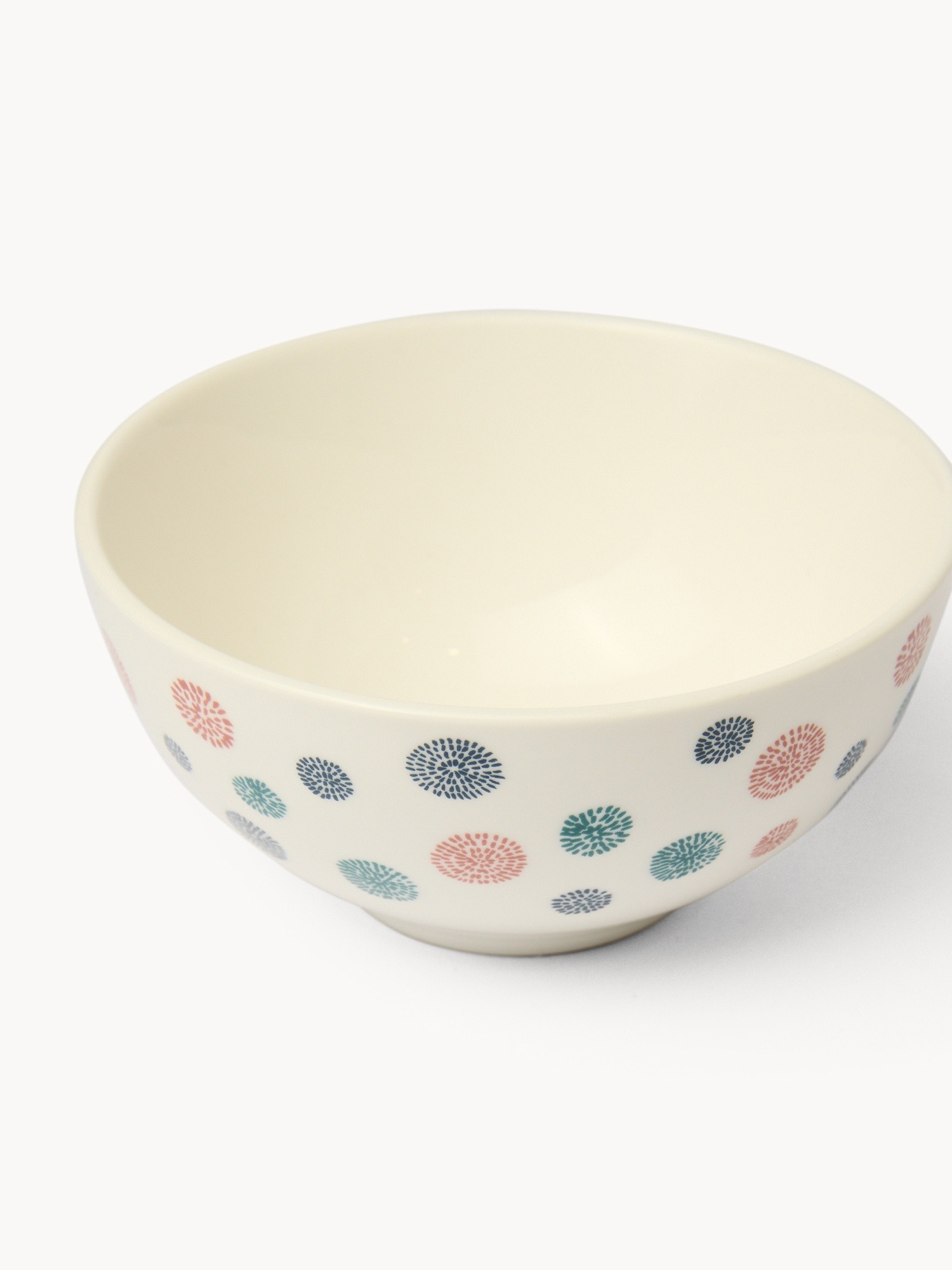 Coppetta in new bone china motivo a fiori - Prezzo di lancio, Bianco, large image number 1