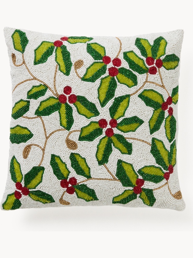 Beaded cushion 40x40cm