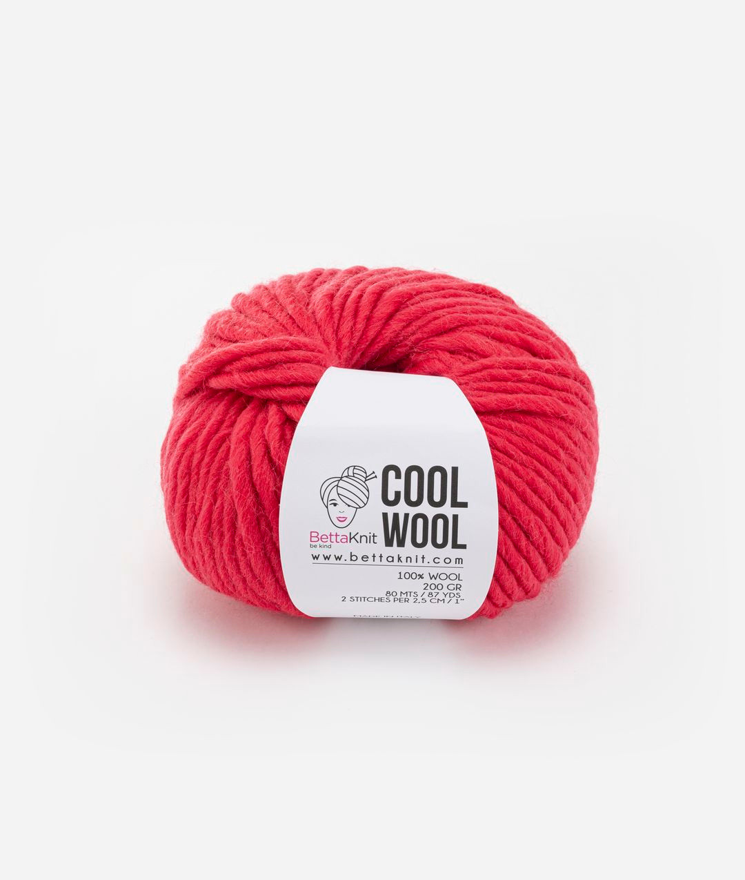 Set gomitolo Cool Wool pura lana by BettaKnit, Rosso, large image number 0