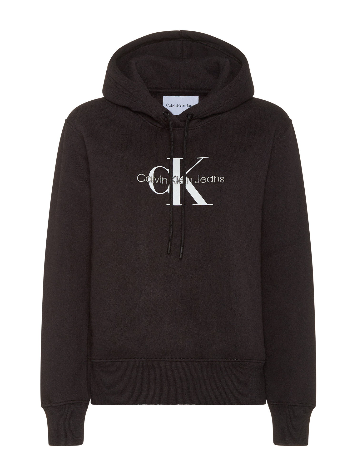 Calvin Klein Jeans -Logo hoodie, Black, large image number 0