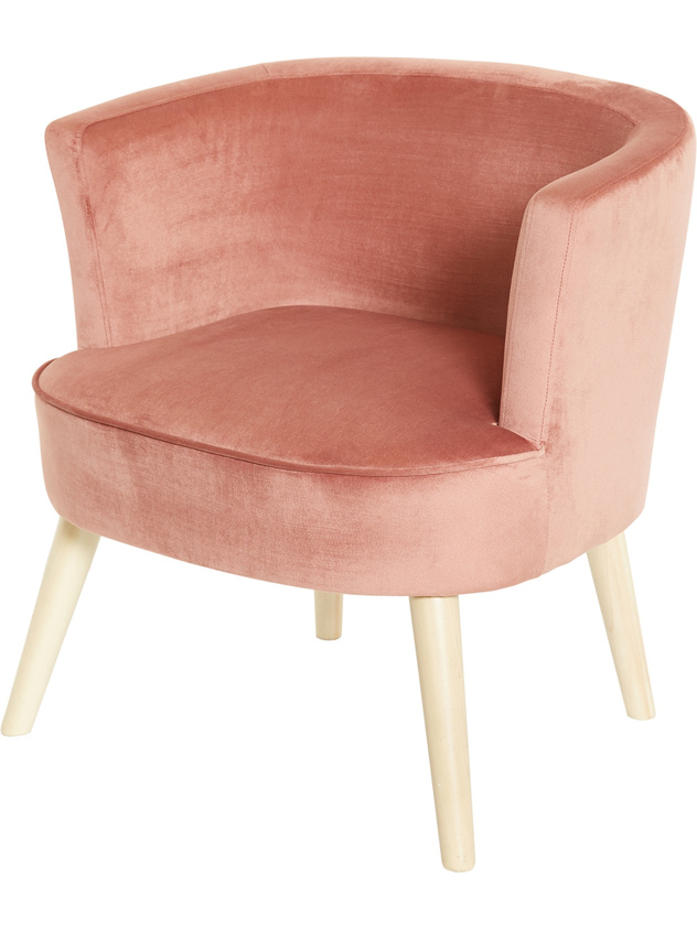 New Juju armchair in velvet