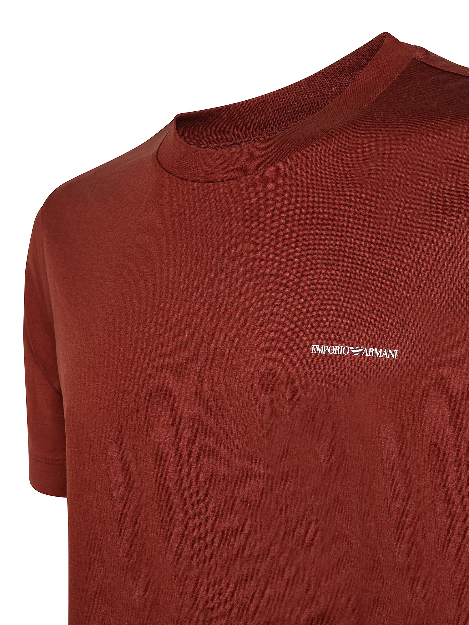 T-shirt logo, Rosso mattone, large image number 2