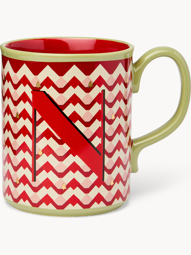 Ceramic mug letter N