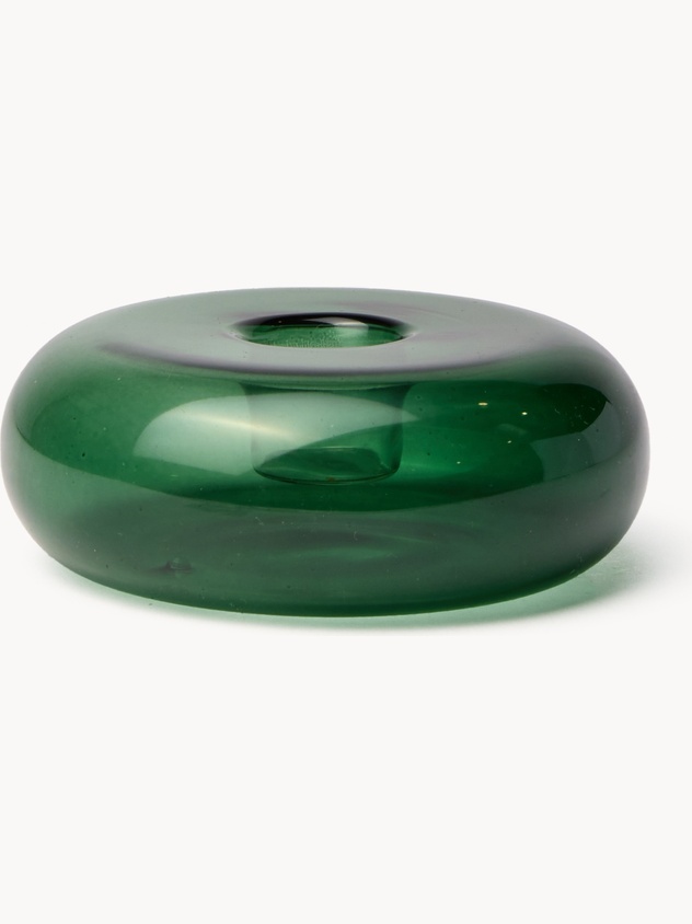 Borosilicate glass candlestick