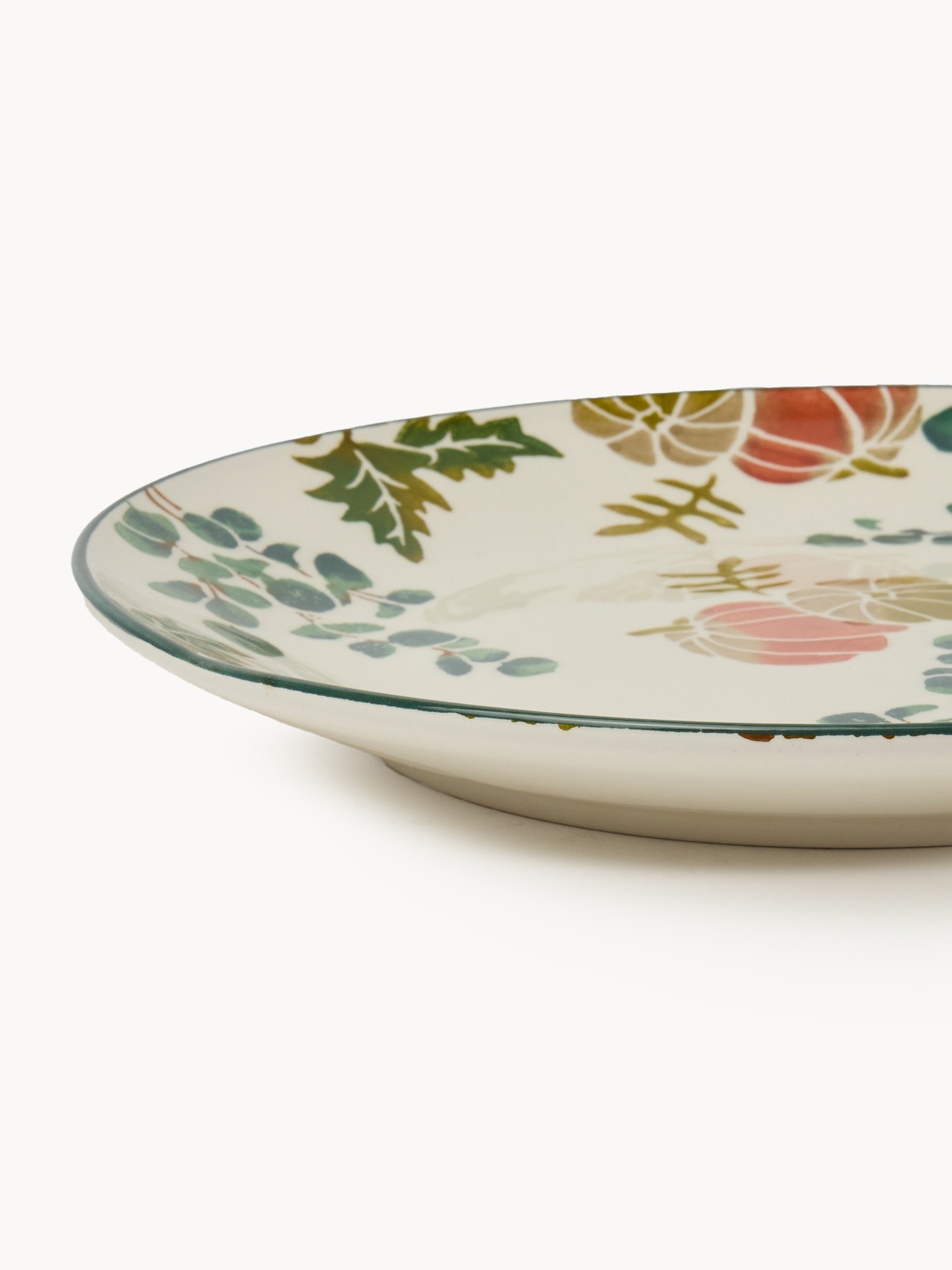 Autumn dinner plate with pumpkins, Multicolor, large image number 2