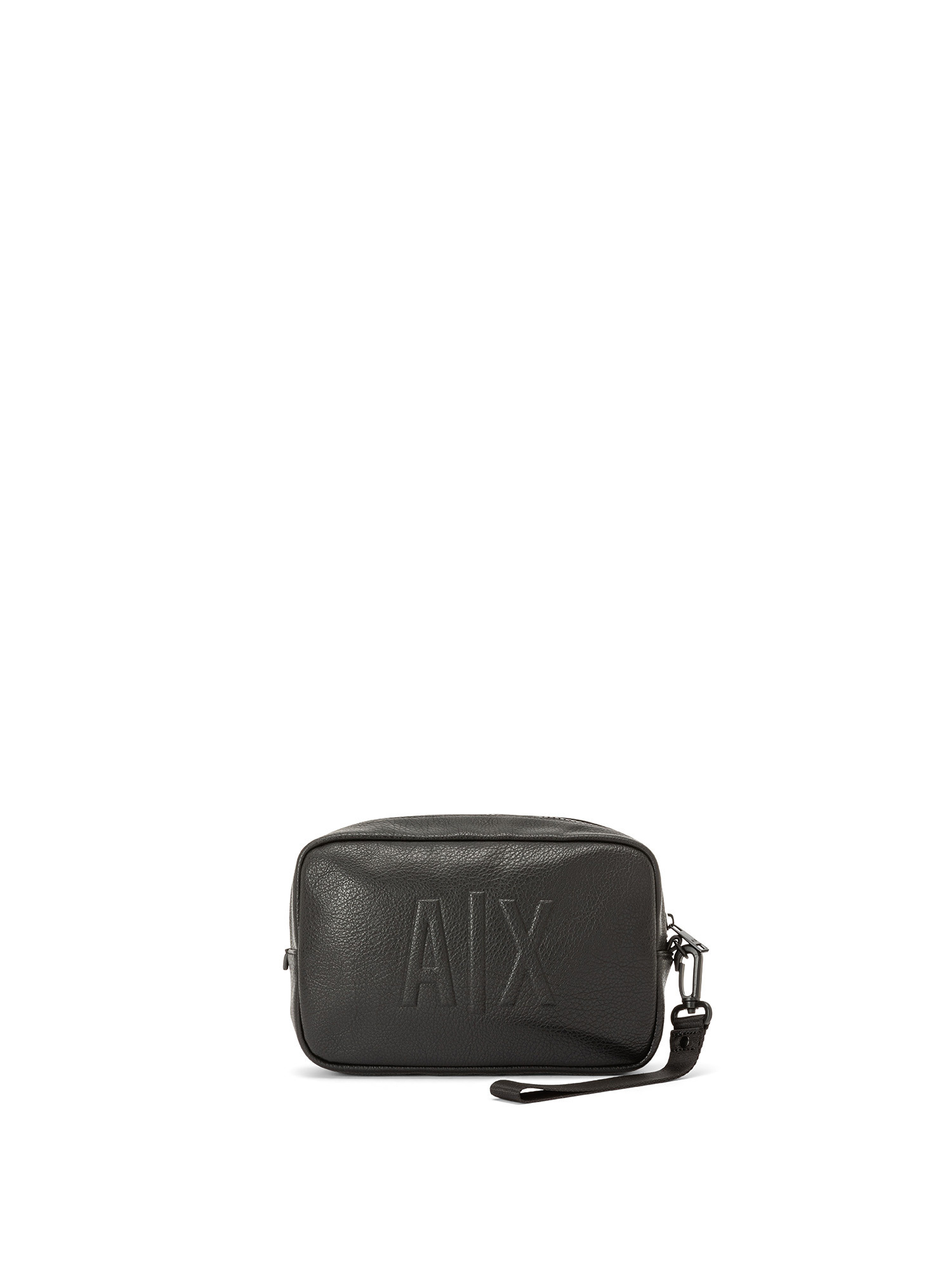 Armani Exchange - Beauty case with logo, Black, large image number 0