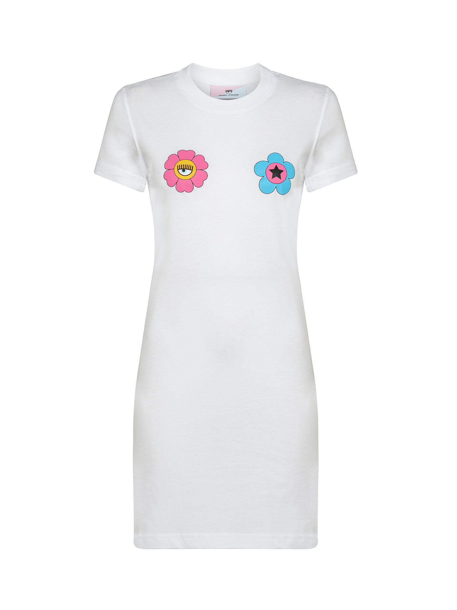 Dress with print, White, large image number 0