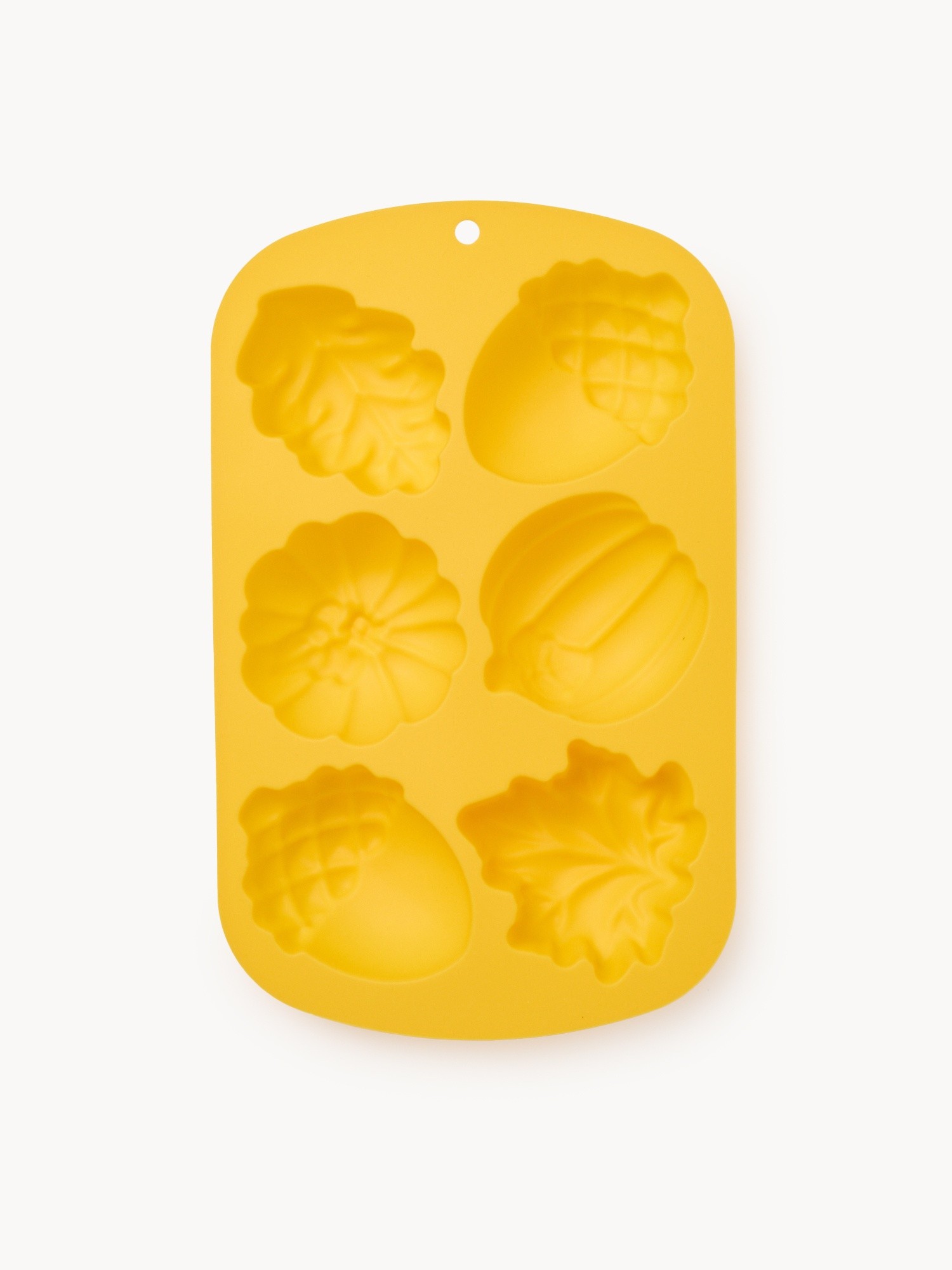 Autumn-shaped silicone mold, Yellow, large image number 0