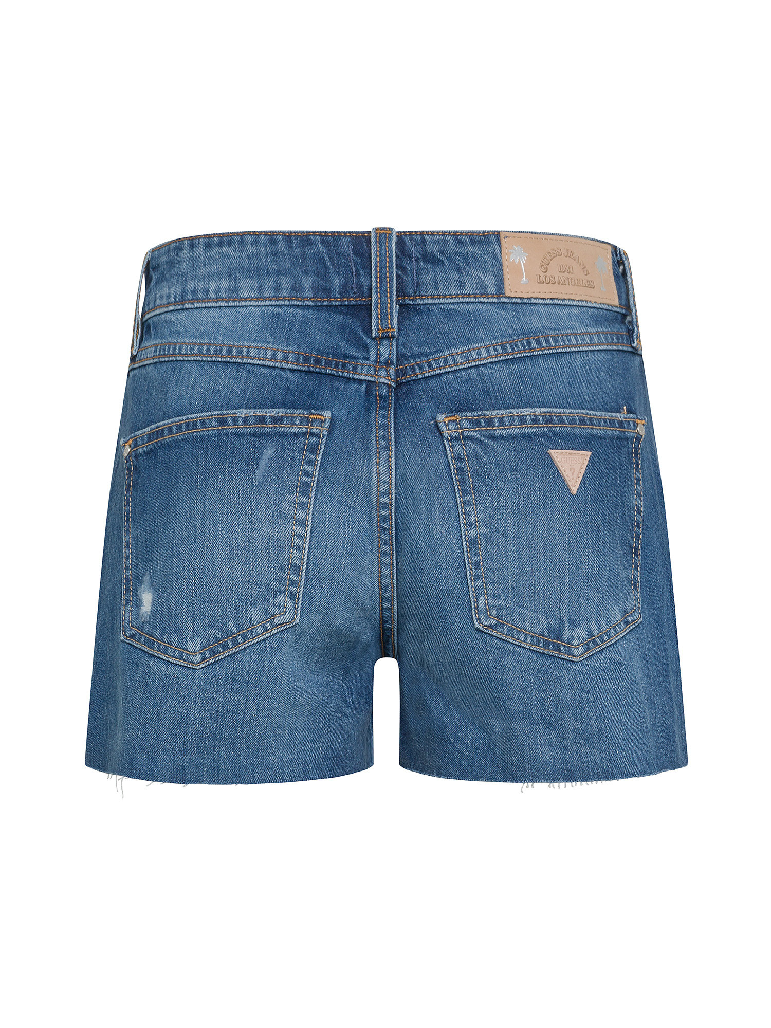 GUESS - Short in jeans a vita media, Denim, large image number 1