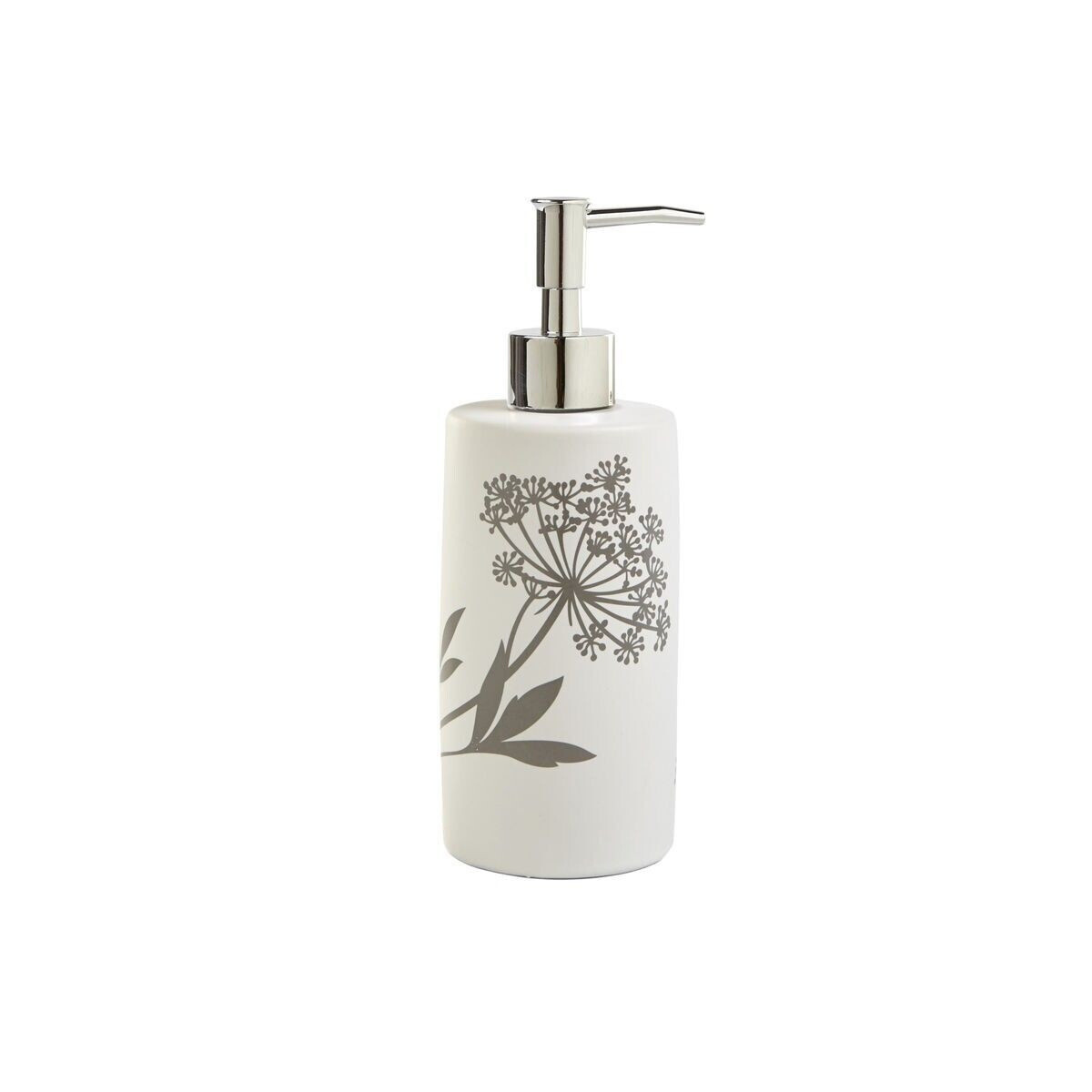 Ceramic floral dispenser, White / Grey, large image number 0