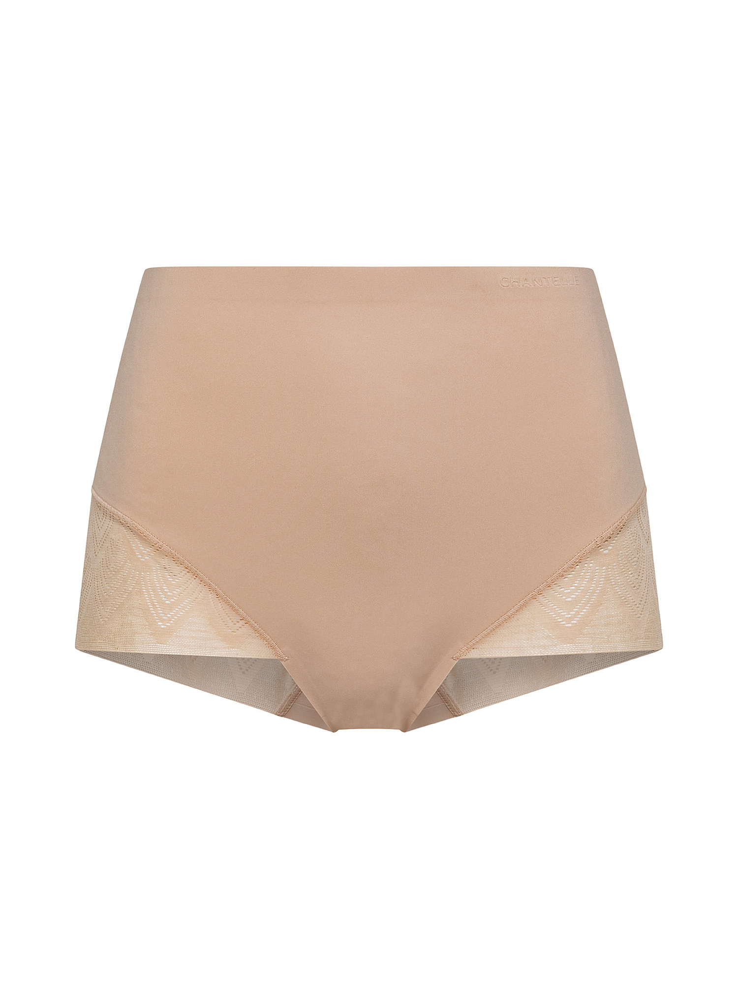 High-waisted culottes with a flat stomach effect, Beige, large image number 0
