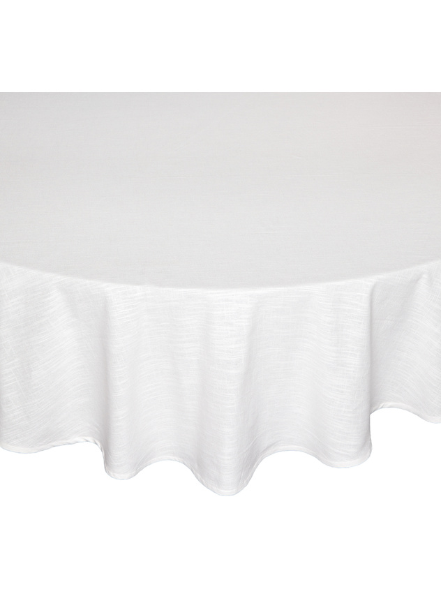 Plain iridescent cotton table cloth