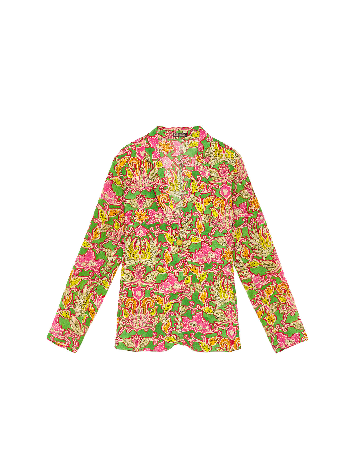 Crepe tropic aroma jacket, Multicolor, large image number 0