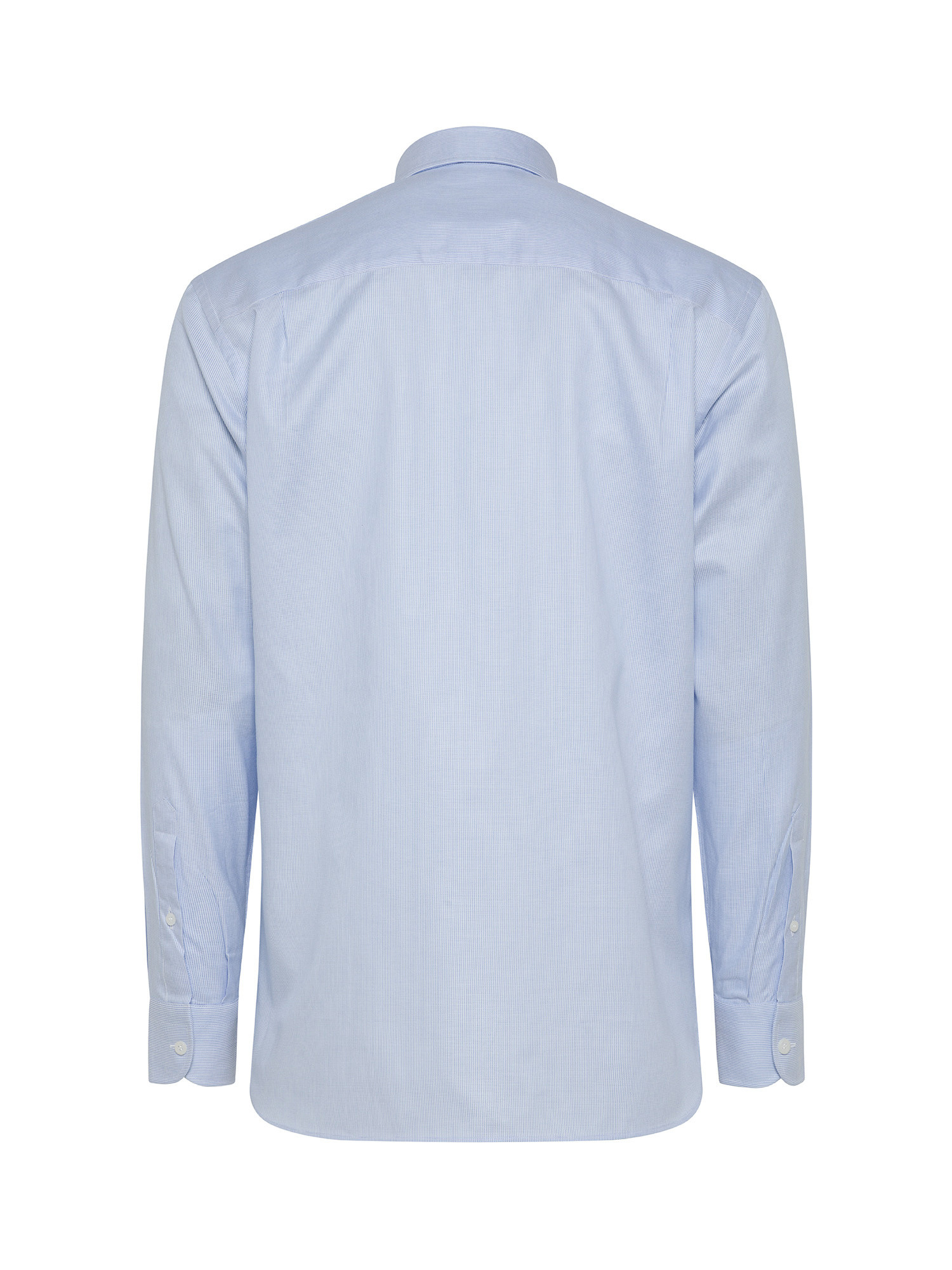 Luca D'Altieri - Camicia regular fit in puro cotone, Azzurro, large image number 1