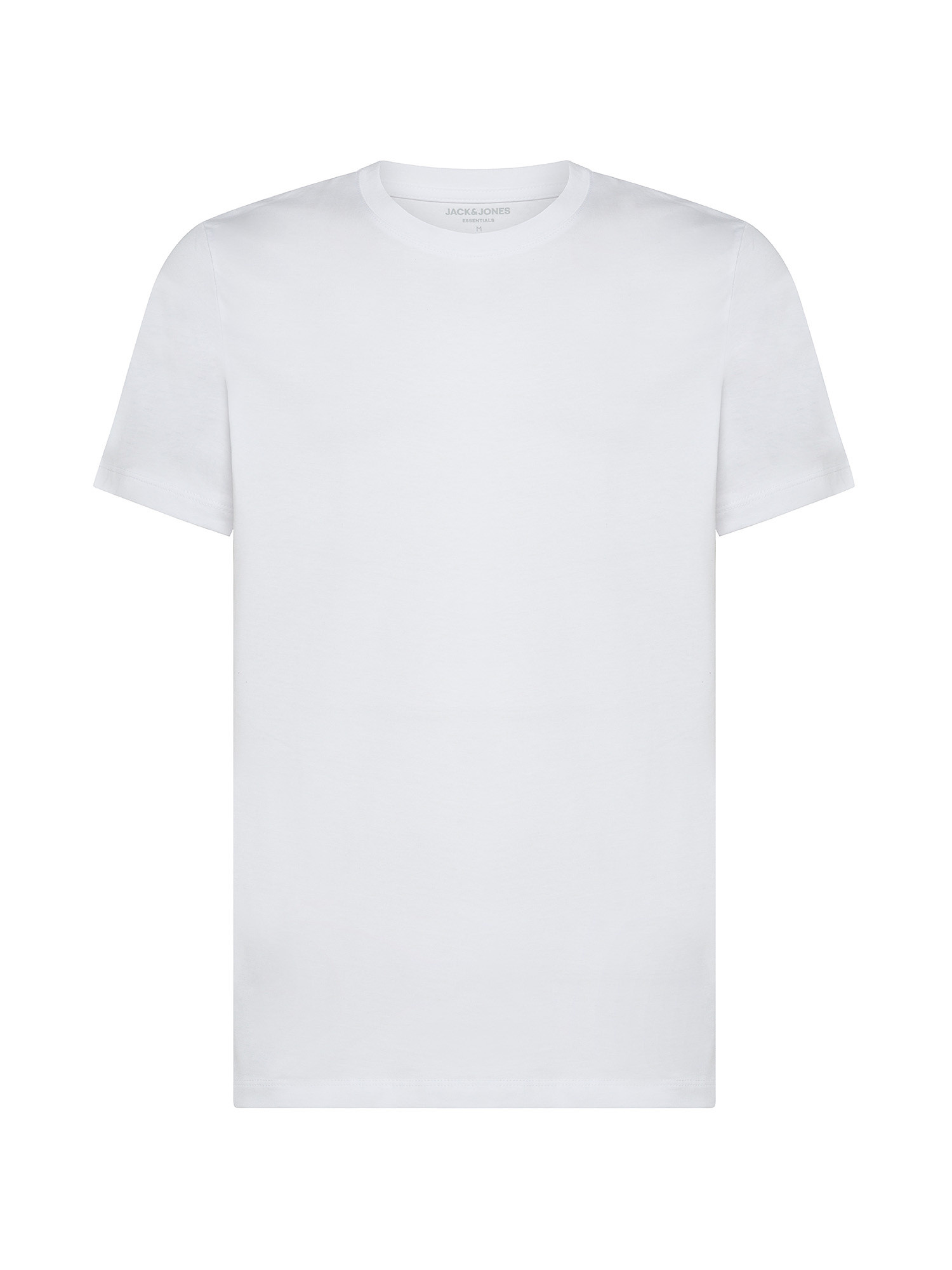 Jack & Jones - T-shirt in cotone, Bianco, large image number 0