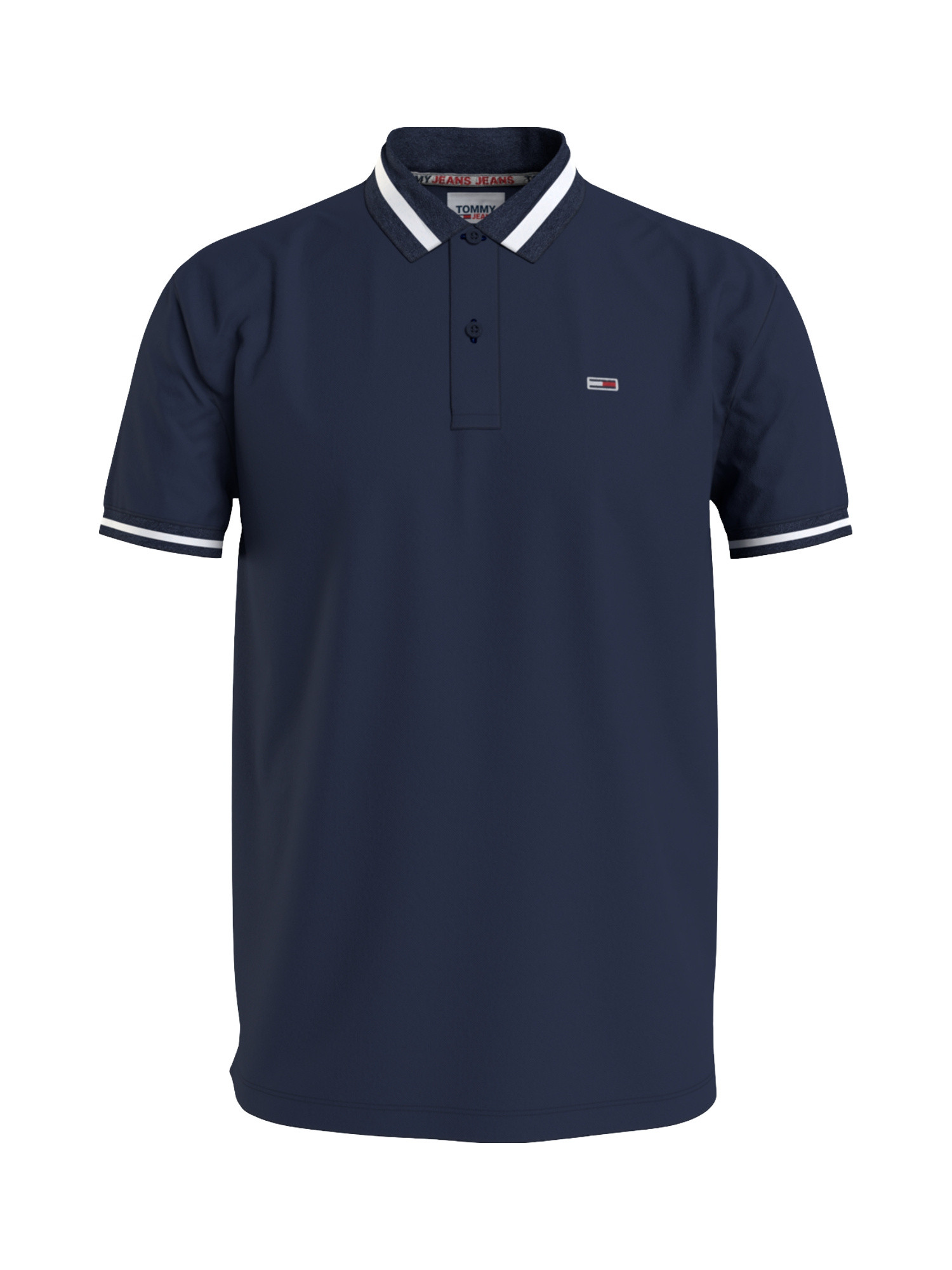 Stretch polo shirt, Blue, large image number 0