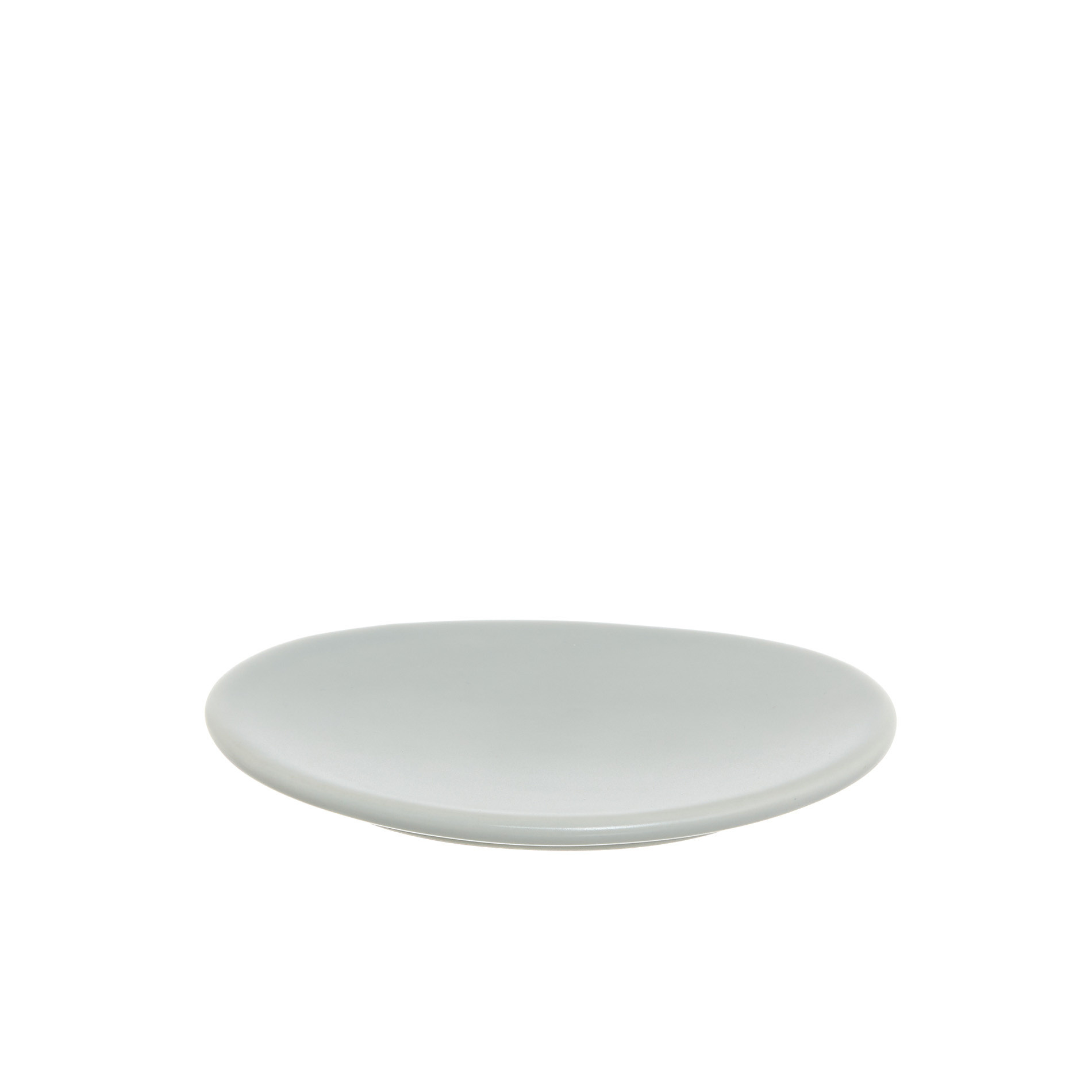 Smooth Portuguese ceramic soap holder, Grey, large image number 0