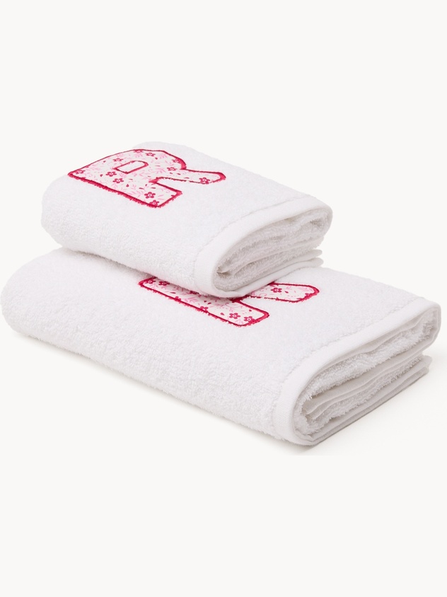 Terry towel set,letter design