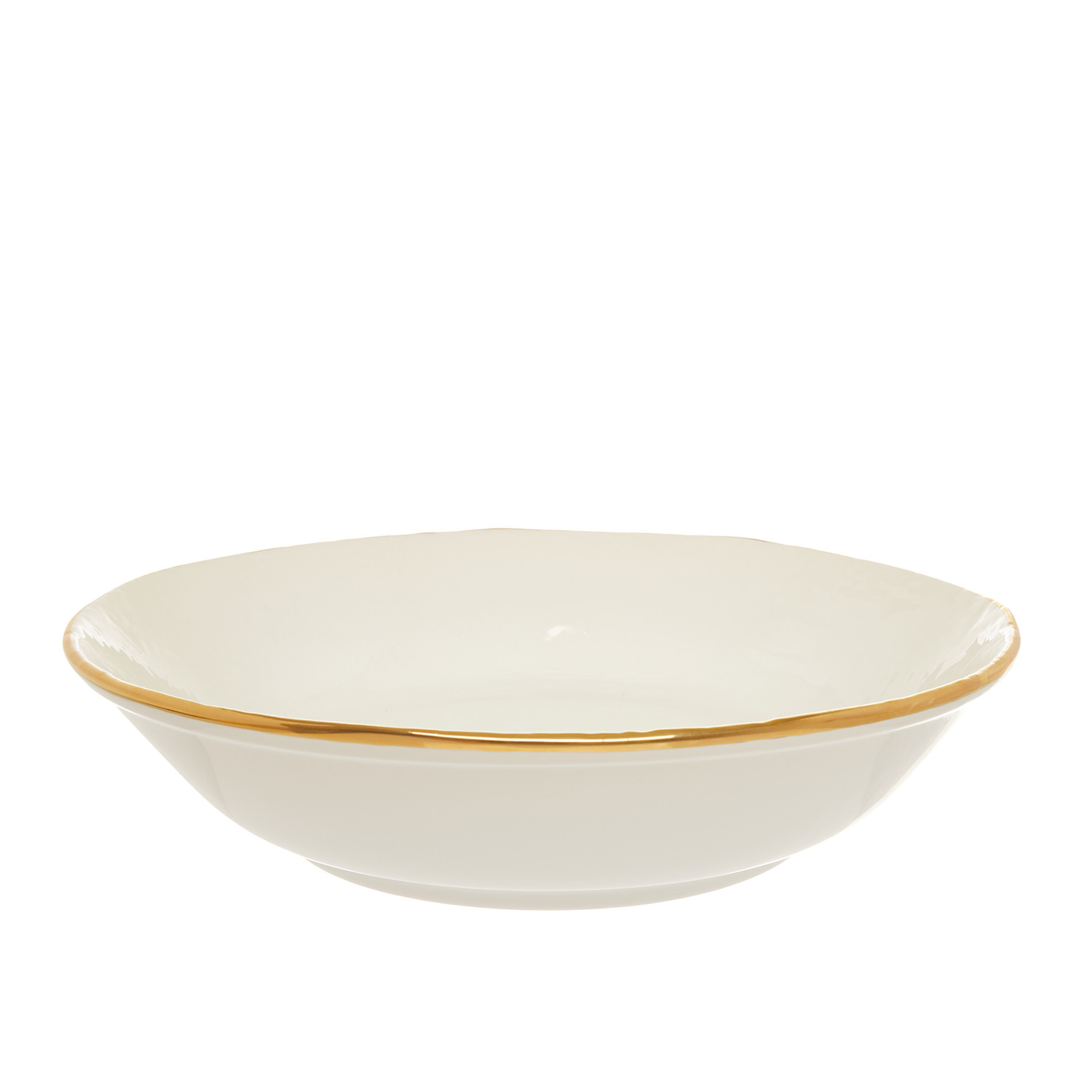 Preta handmade ceramic risotto dish, White Cream, large image number 0
